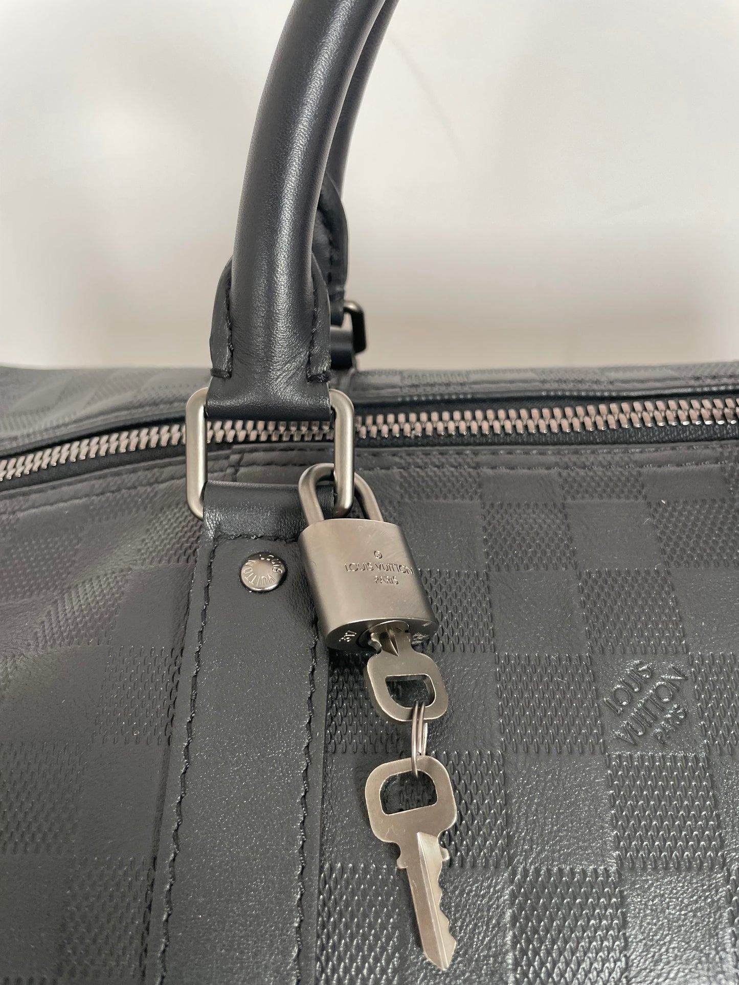 Louis Vuitton Keepall 55 Infini Damier Bandouliere Onyx