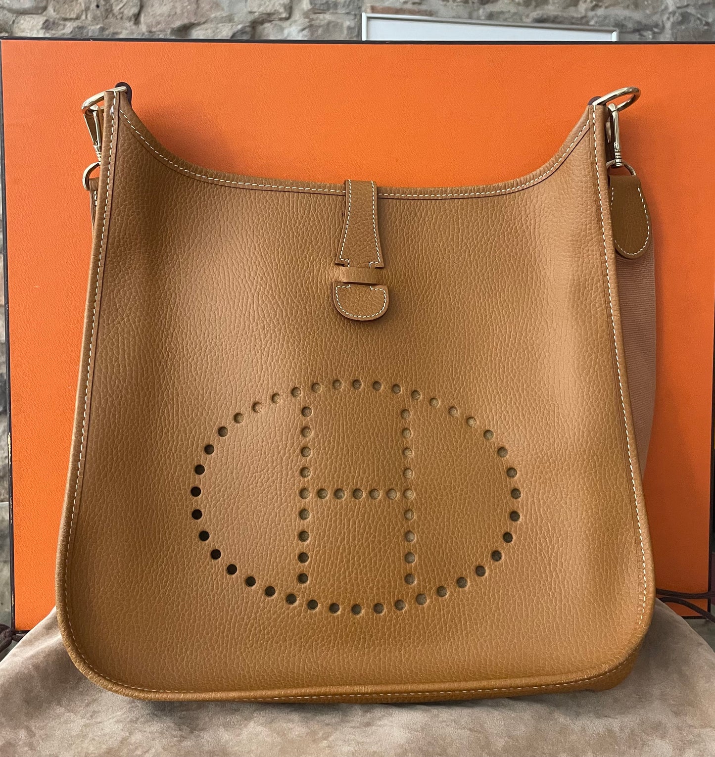 Hermès Evelyne GM Vachette Grainee Des Ardennes
