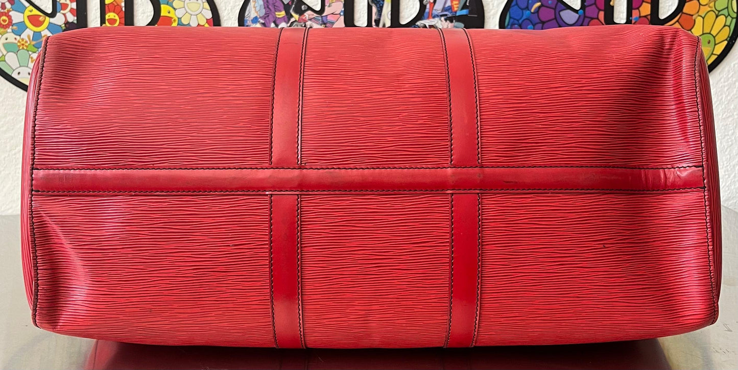Louis Vuitton Keepall 50 Epi Leder