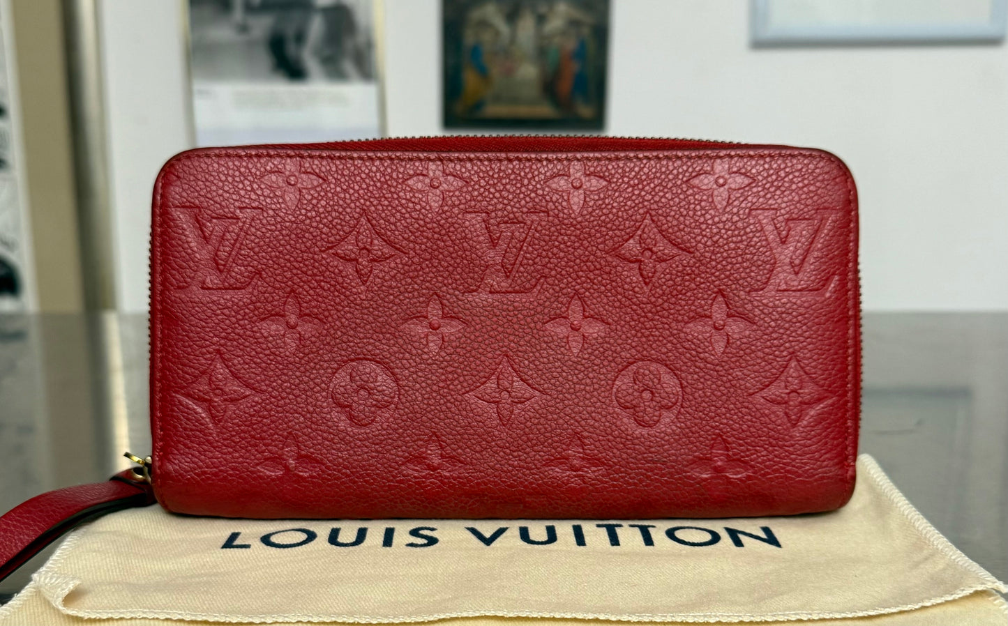 Louis Vuitton Zippy Monogram Empreinte Leder