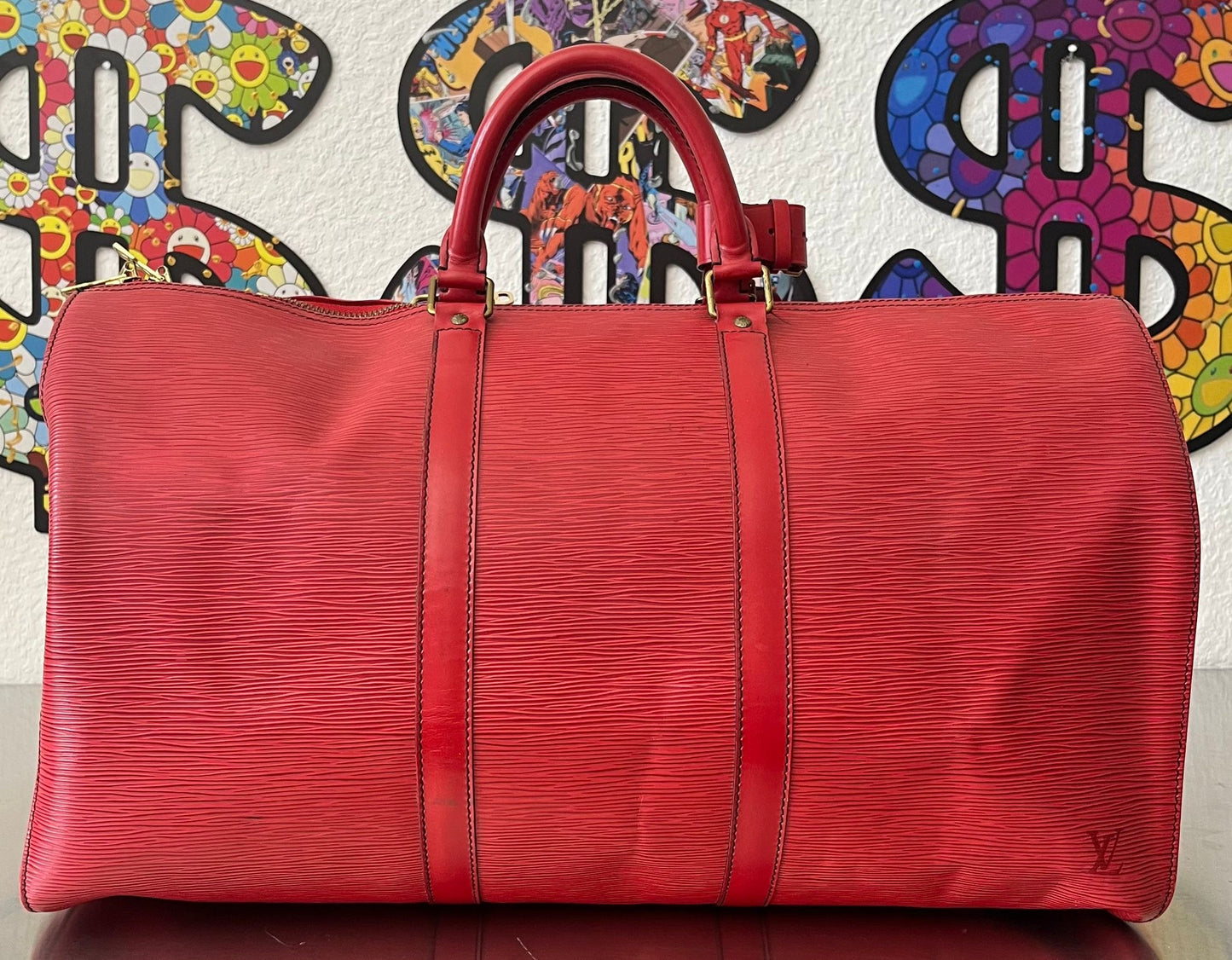 Louis Vuitton Keepall 50 Epi Leder