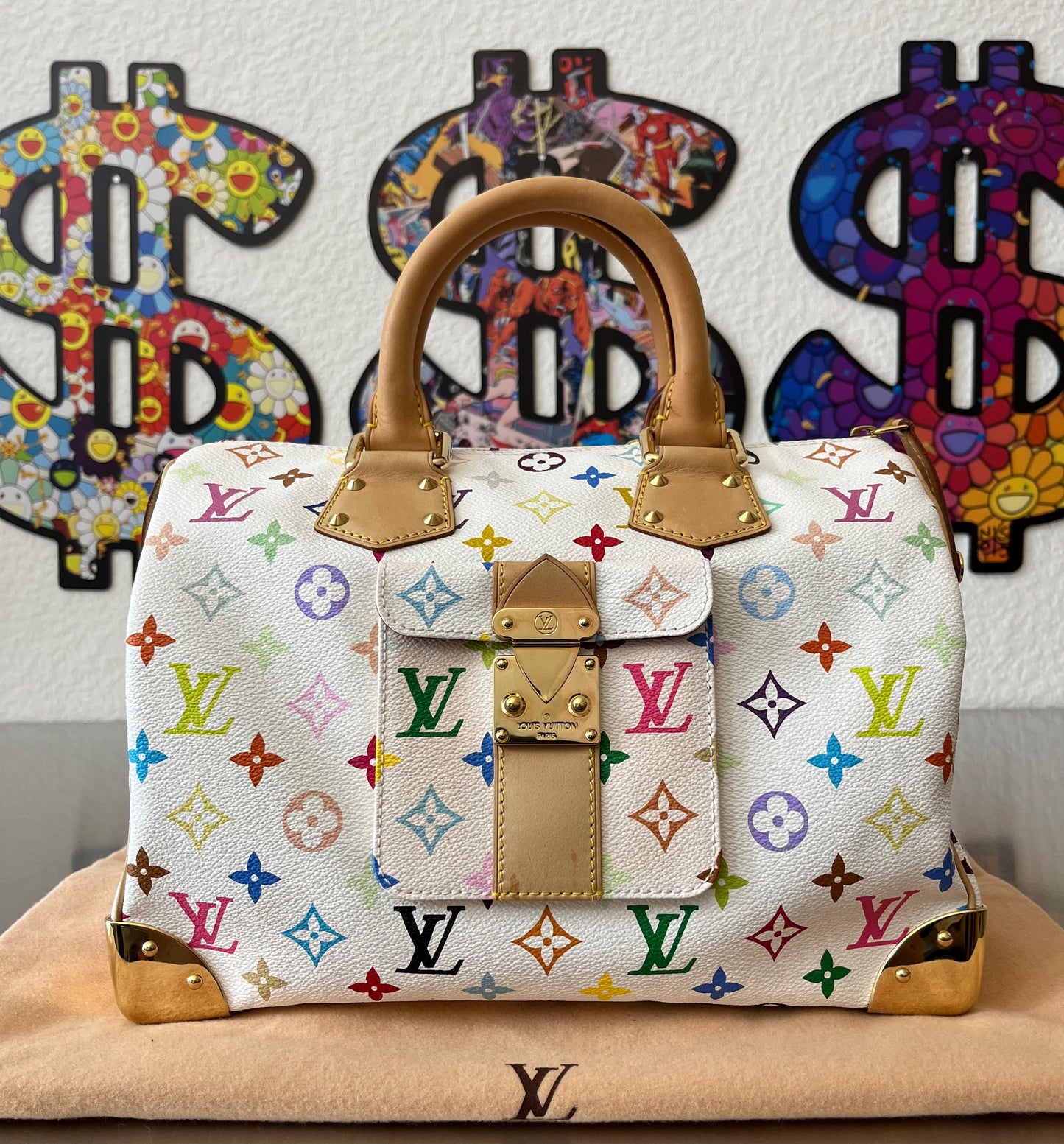 Louis Vuitton Speedy 30 Multicolor x Takashi Murakami