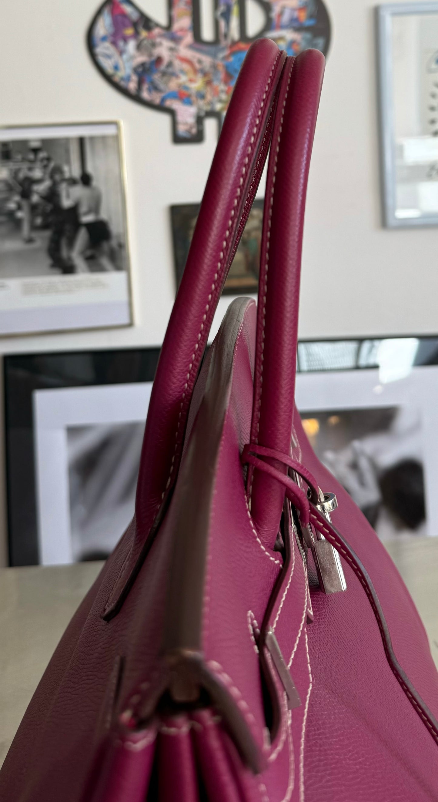 Hermès Birkin 35 Candy Collection Epsom Tosca / Rose Tyrien