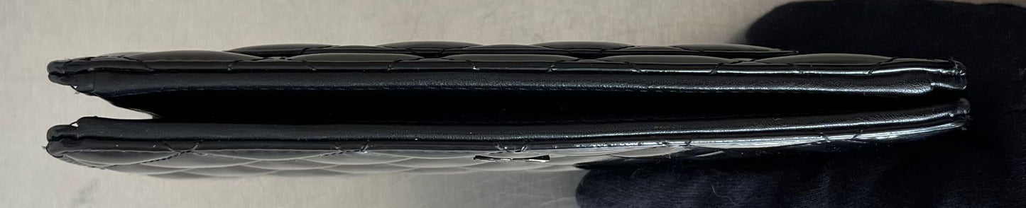Chanel Matelasse Lackleder CC Geldbörse