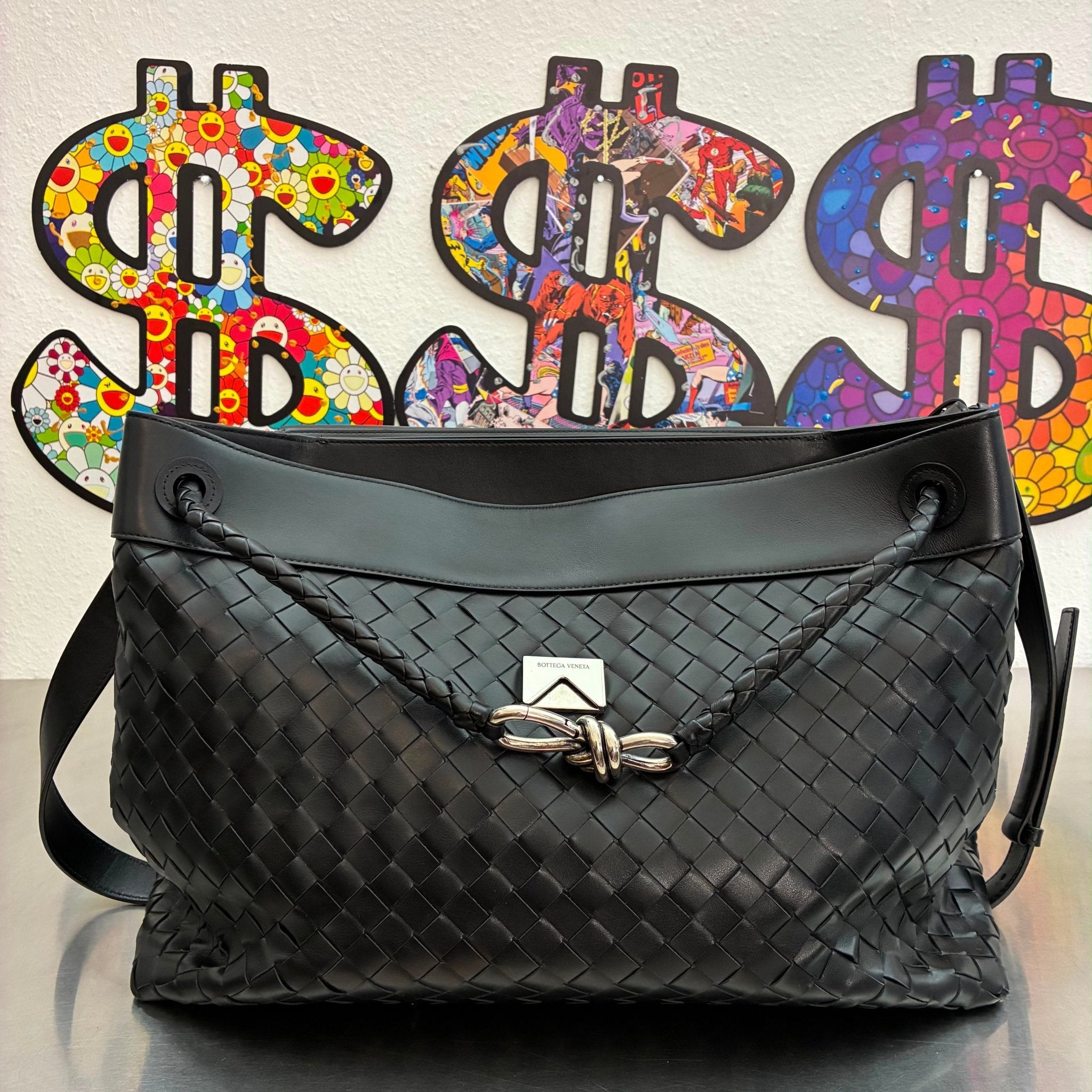 Bottega Veneta Andiamo Große Messenger Bag