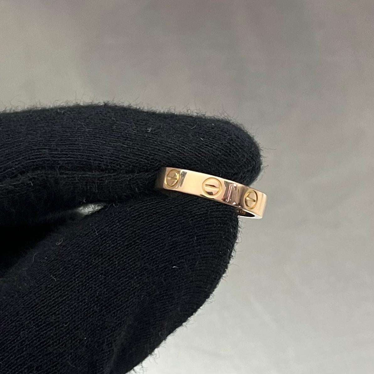 Cartier Mini Love Ring Rosé RM47