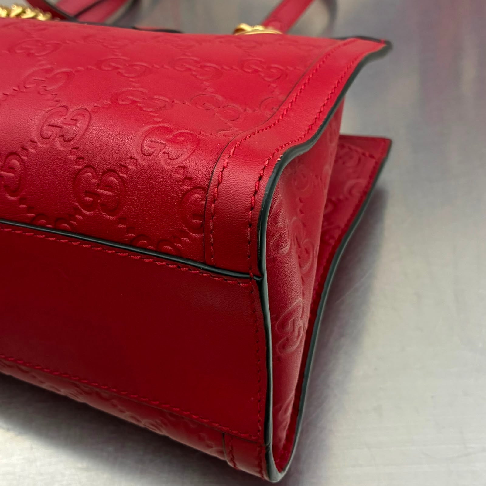 Gucci Guccissima Leder Small Padlock
