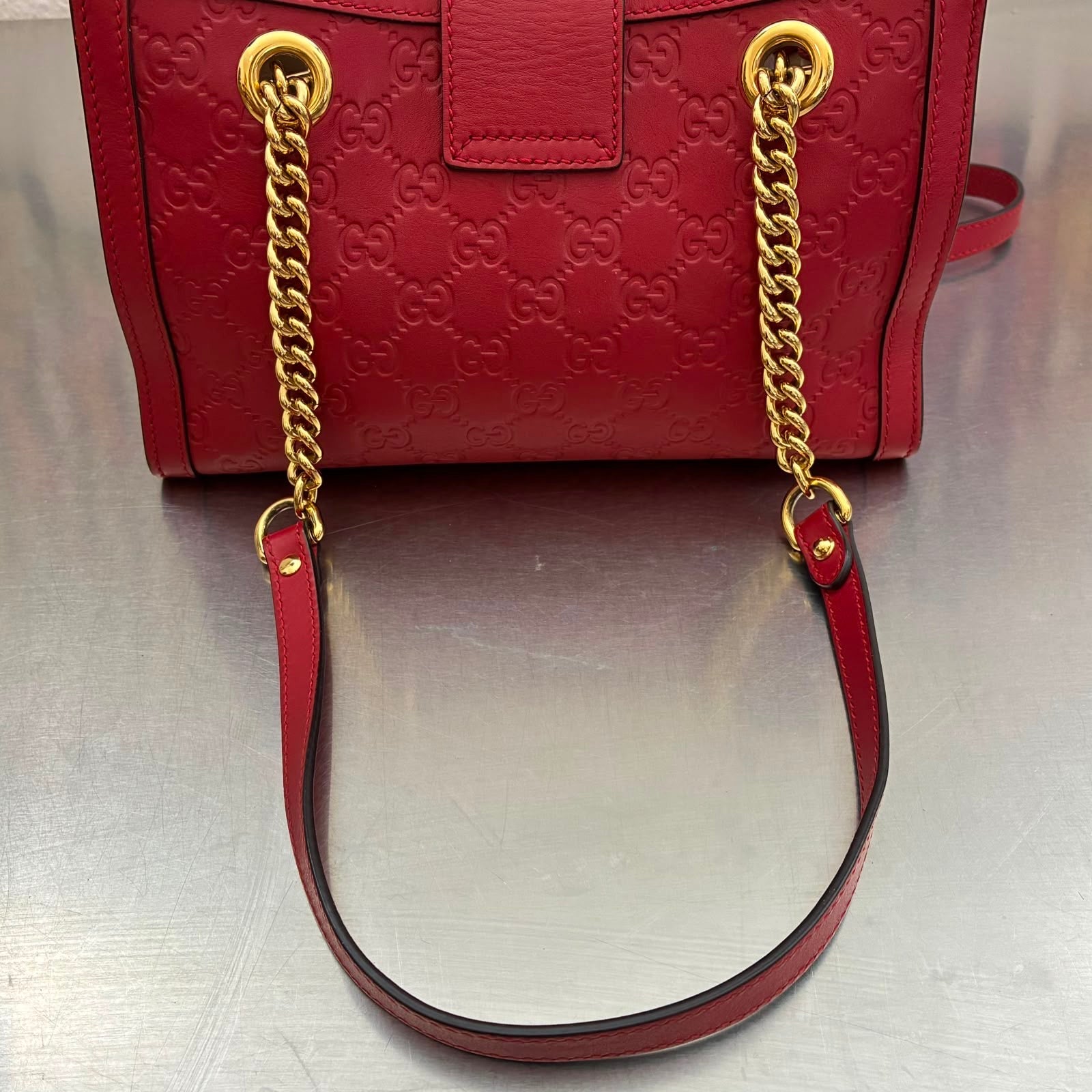 Gucci Guccissima Leder Small Padlock