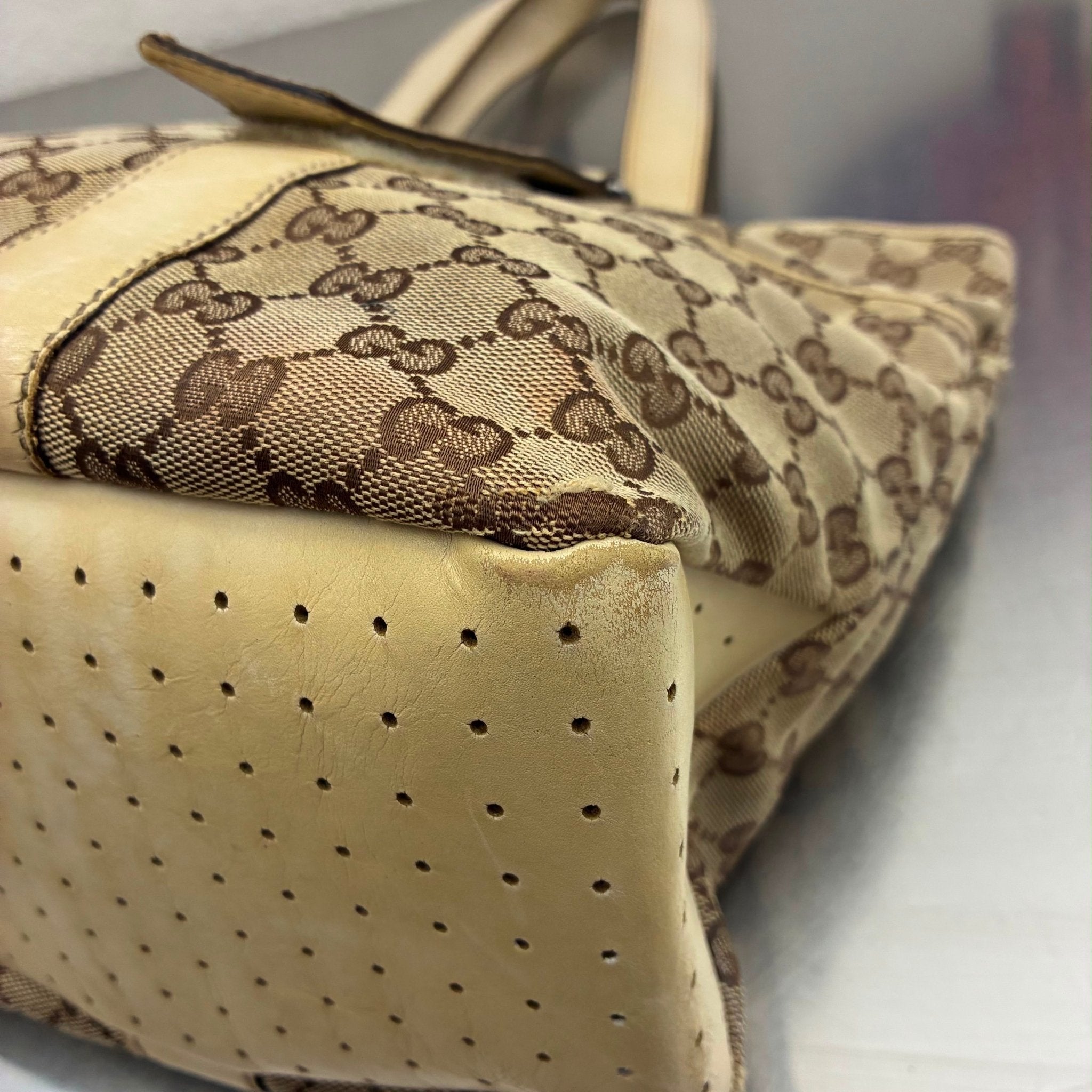 Gucci Schultertasche Canvas