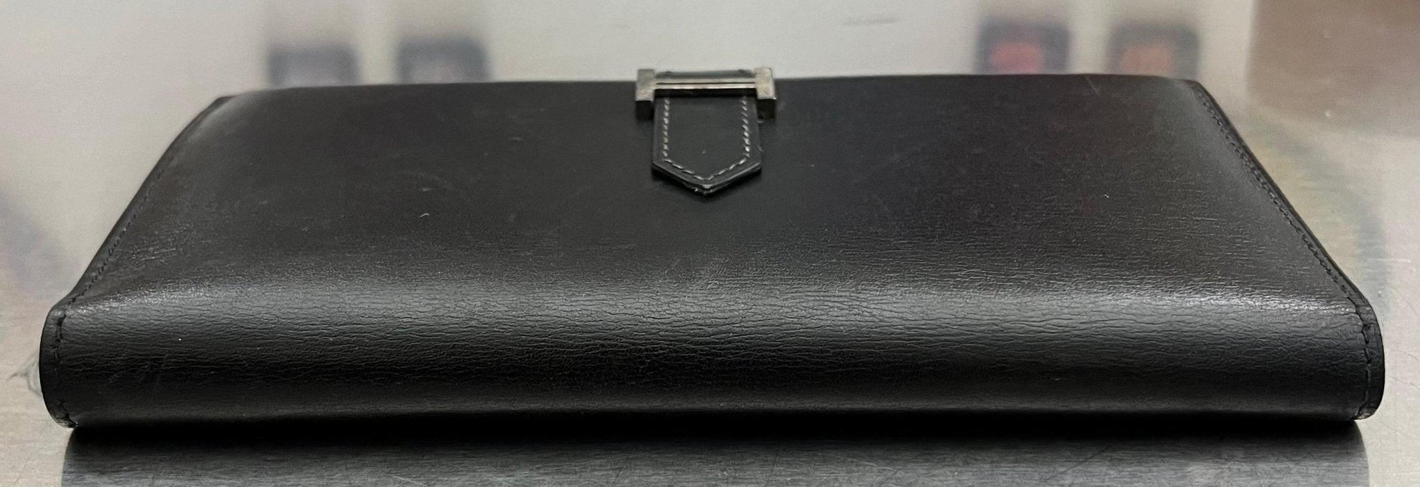 Hermès Geldbörse Béarn Soufflet Box - Calf