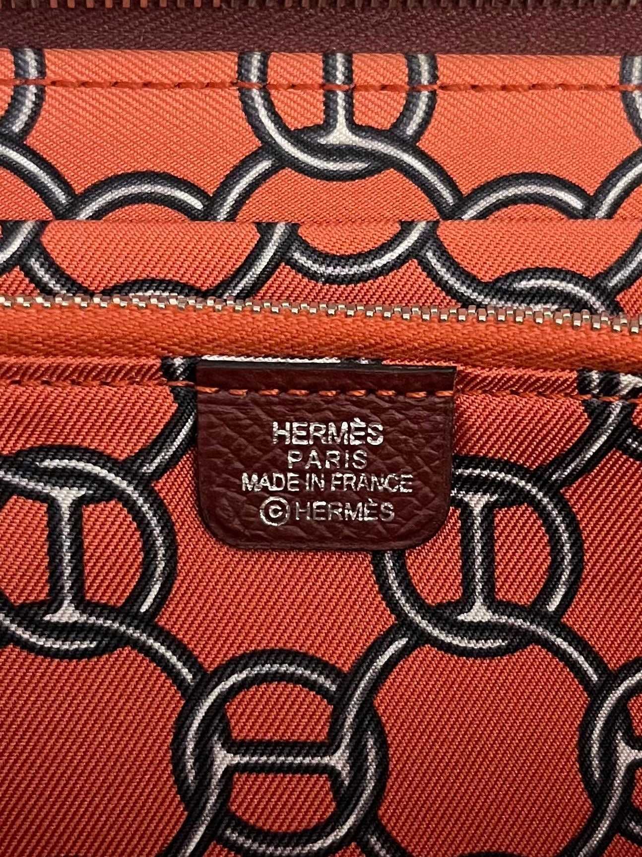 Hermès Geldbörse Silk'in Epsom
