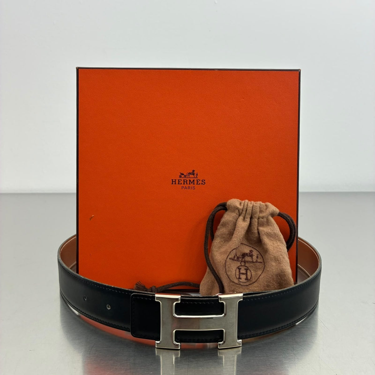 Hermès Gürtel Größe 75