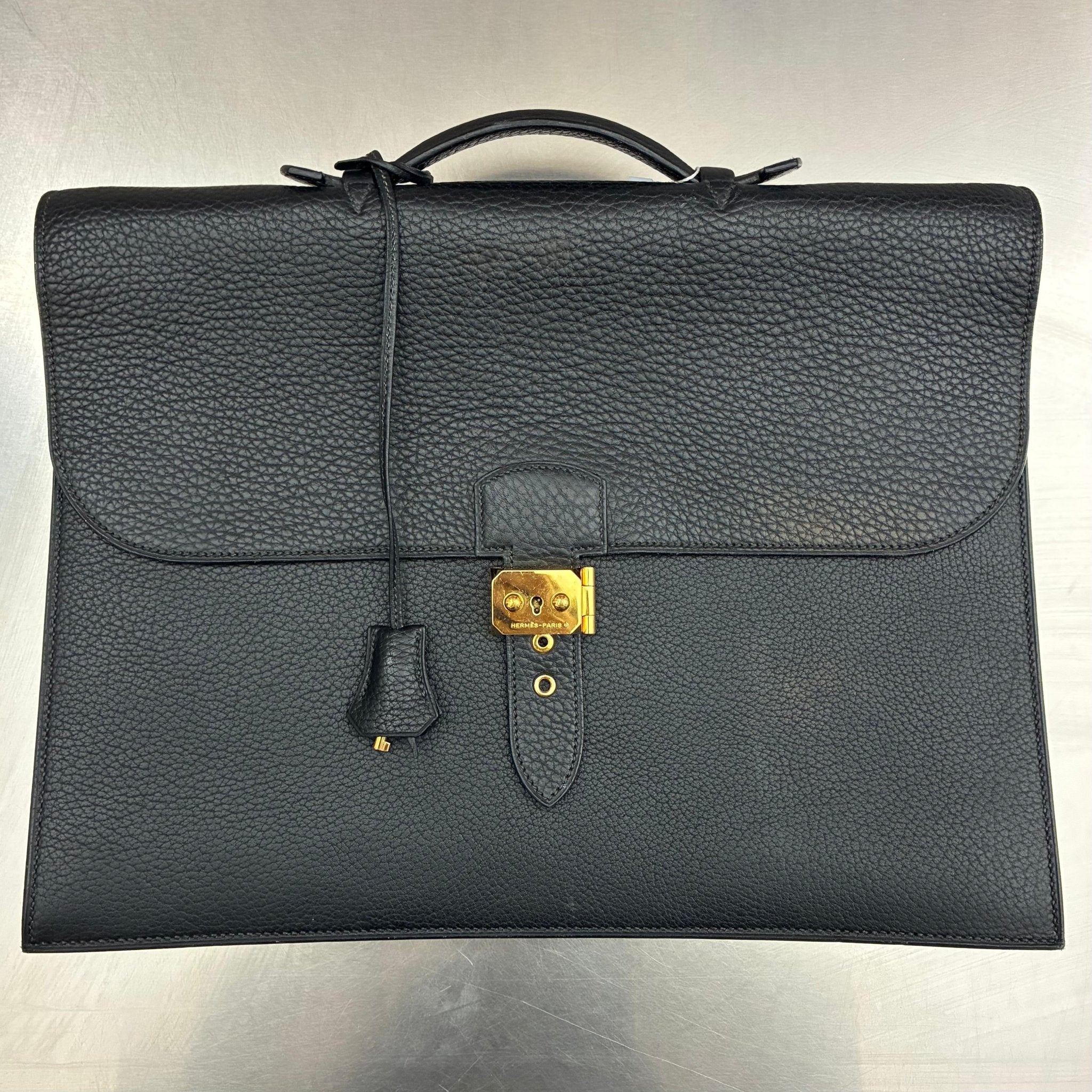 Hermès Sac à Dépêches 38 Fjord