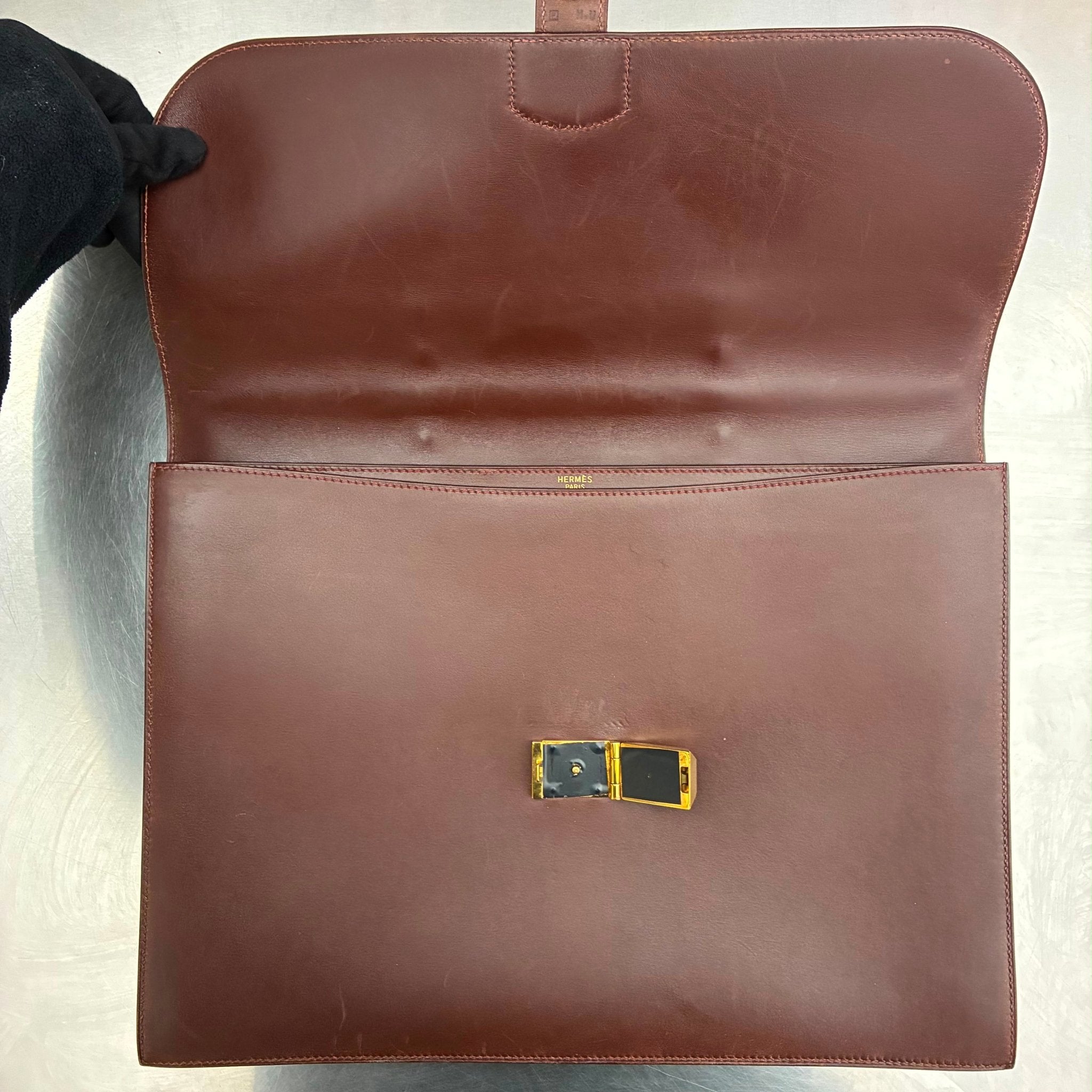 Hermès Sac à Dépêches 40 Box Calf