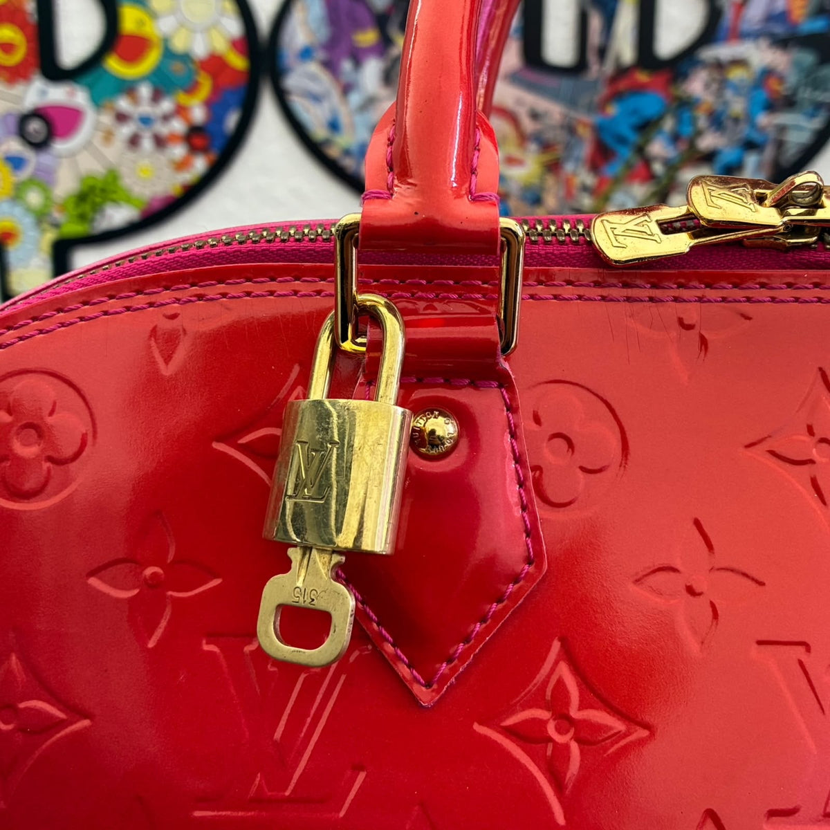 Louis Vuitton Alma GM Vernis