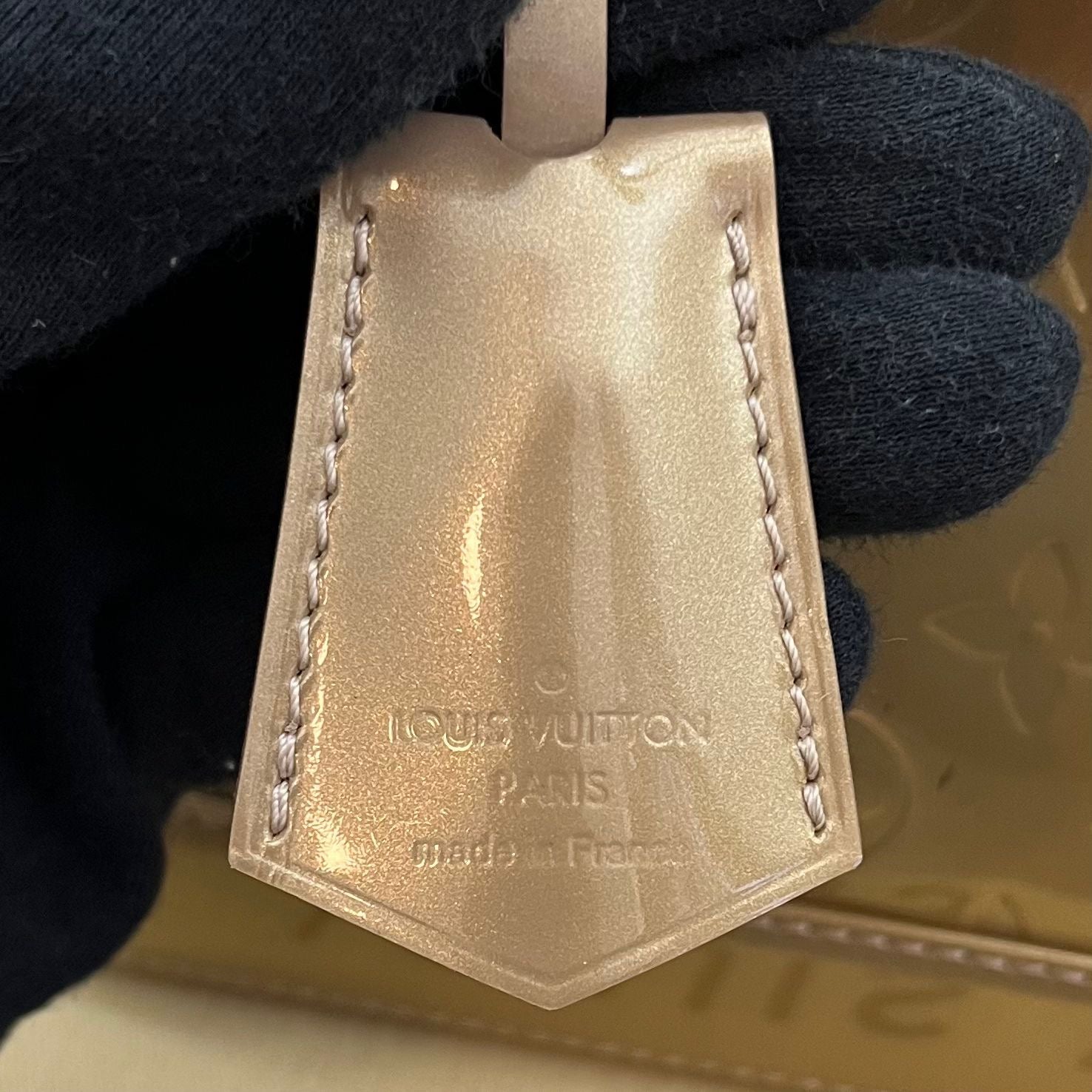 Louis Vuitton Alma PM Vernis Gold