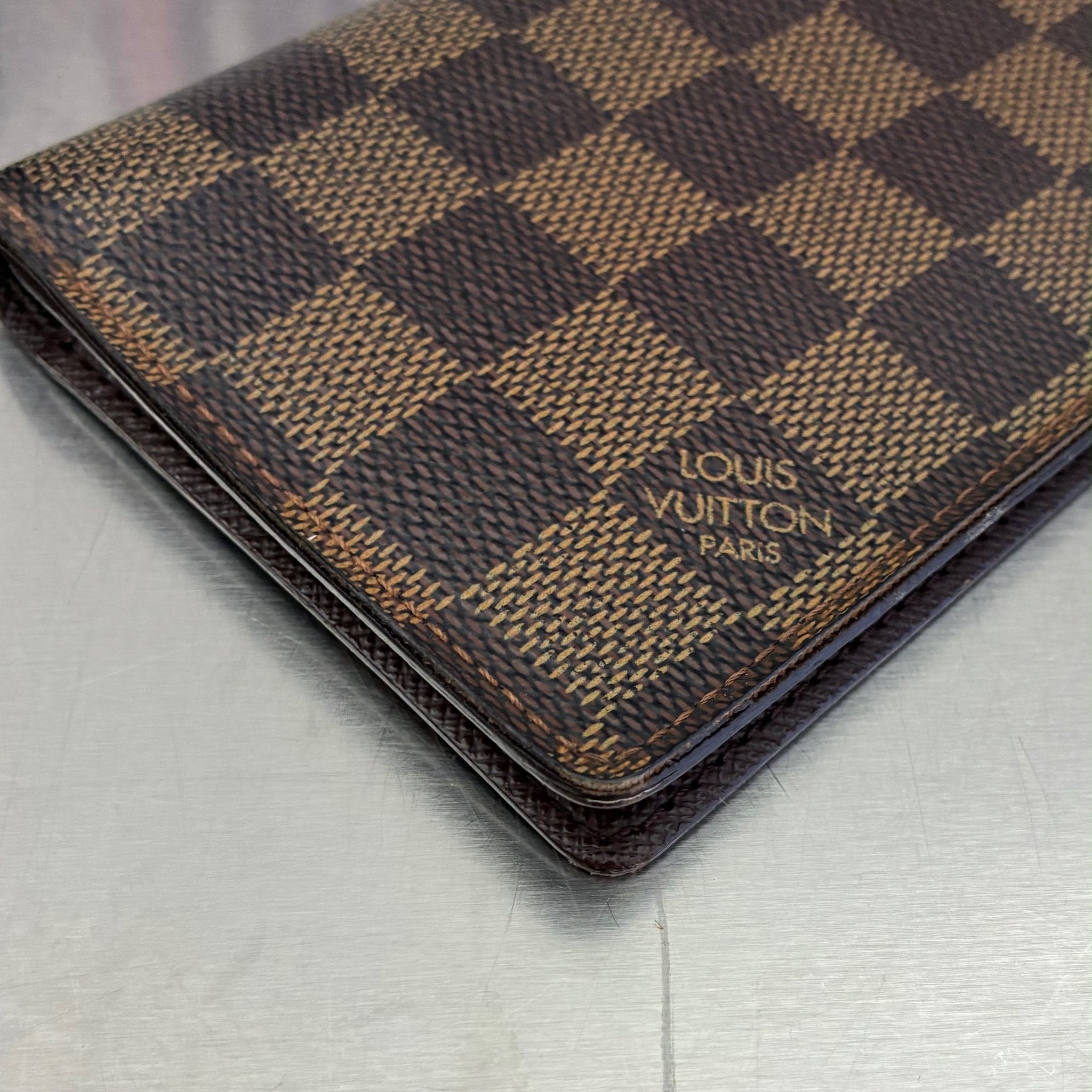 Louis Vuitton Brazza Damier Ebene ohne Münzfach
