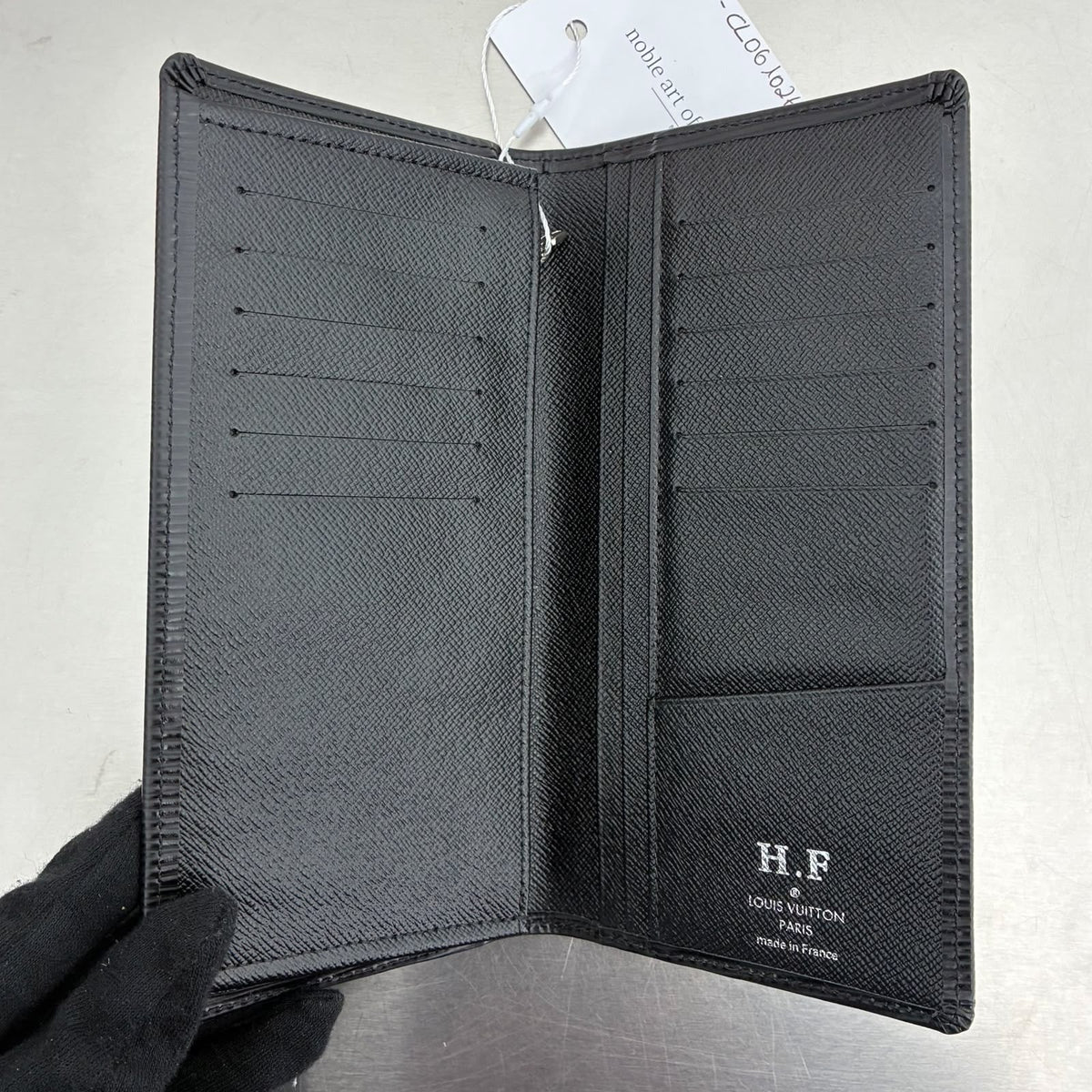 Louis Vuitton Brazza Epi mit Münzfach (Initialen H.F)