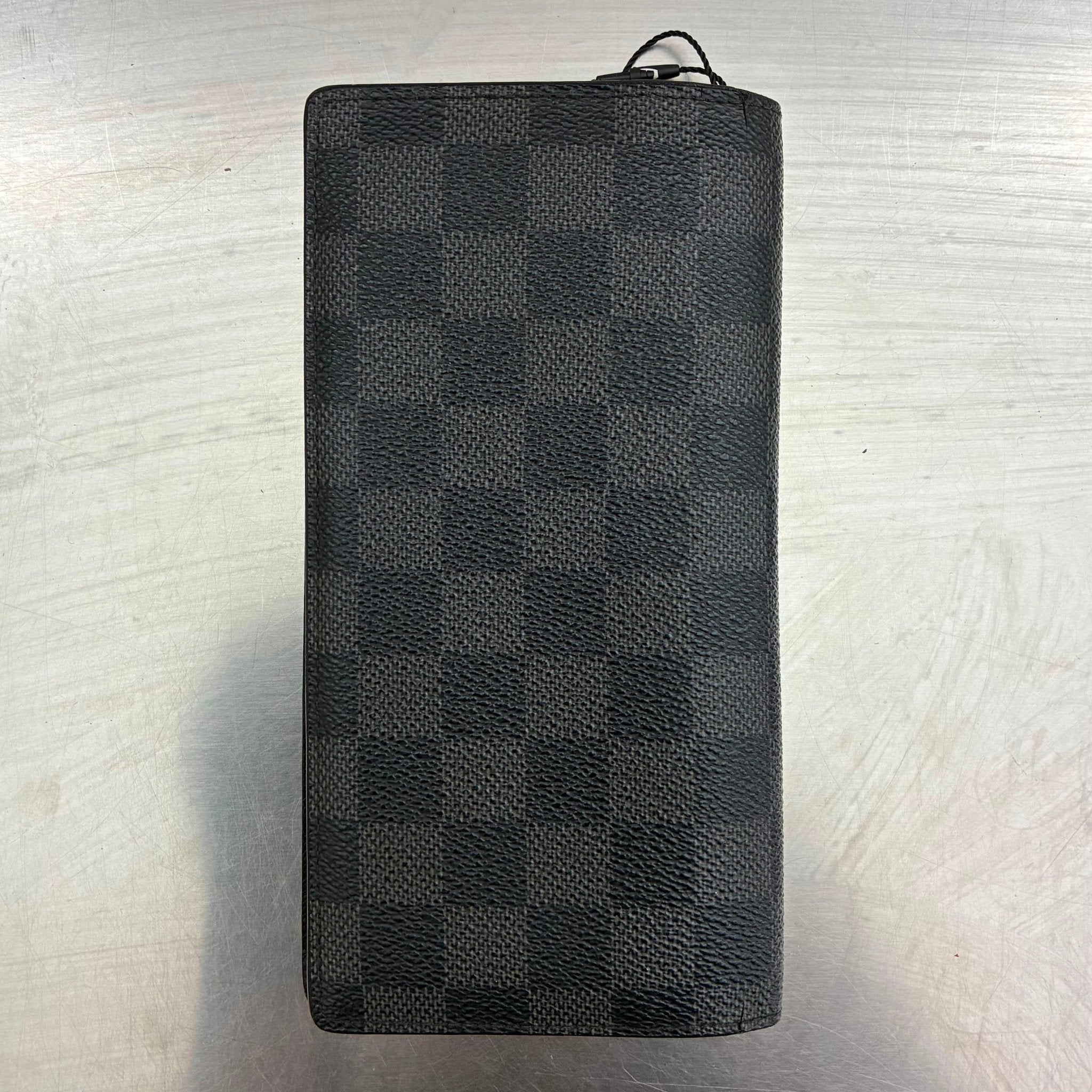 Louis Vuitton Brazza mit Münzfach Damier Graphit