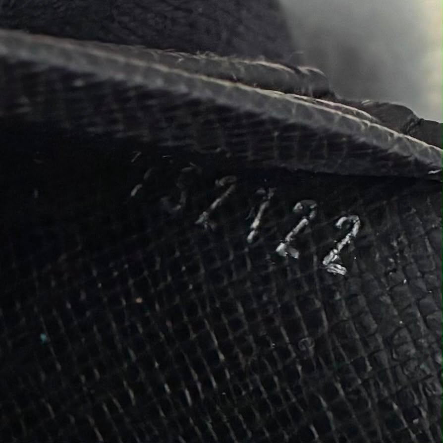Louis Vuitton Brazza mit Münzfach Damier Graphit