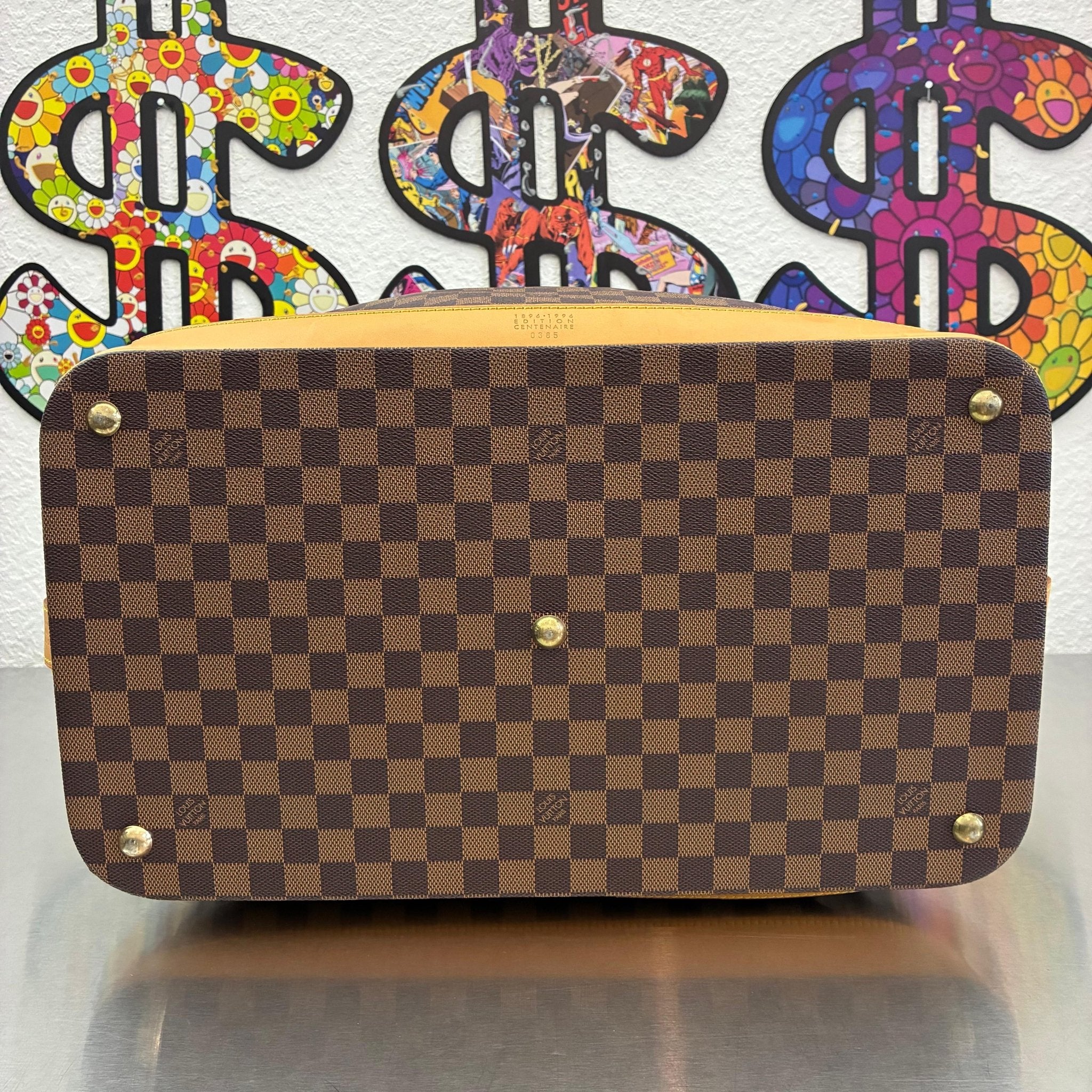 Louis Vuitton Cruiser 45 Damier Ebene limitierte „Edition Centenaire 1896-1996“ Nr. 0385
