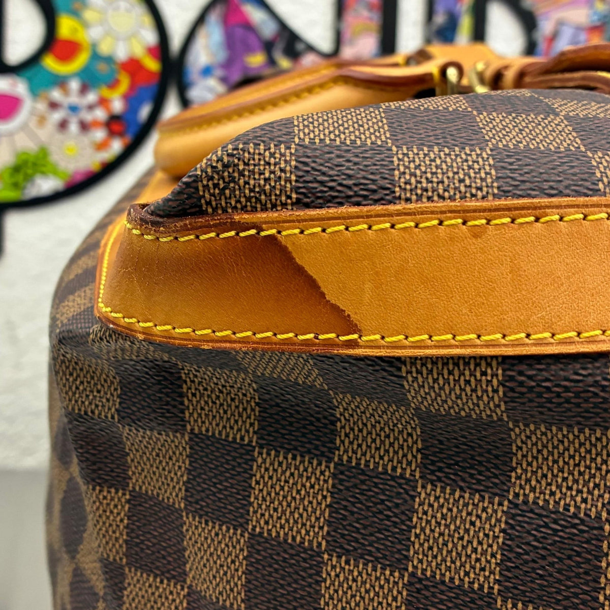 Louis Vuitton Cruiser 45 Damier Ebene limitierte „Edition Centenaire 1896-1996“ Nr. 0385