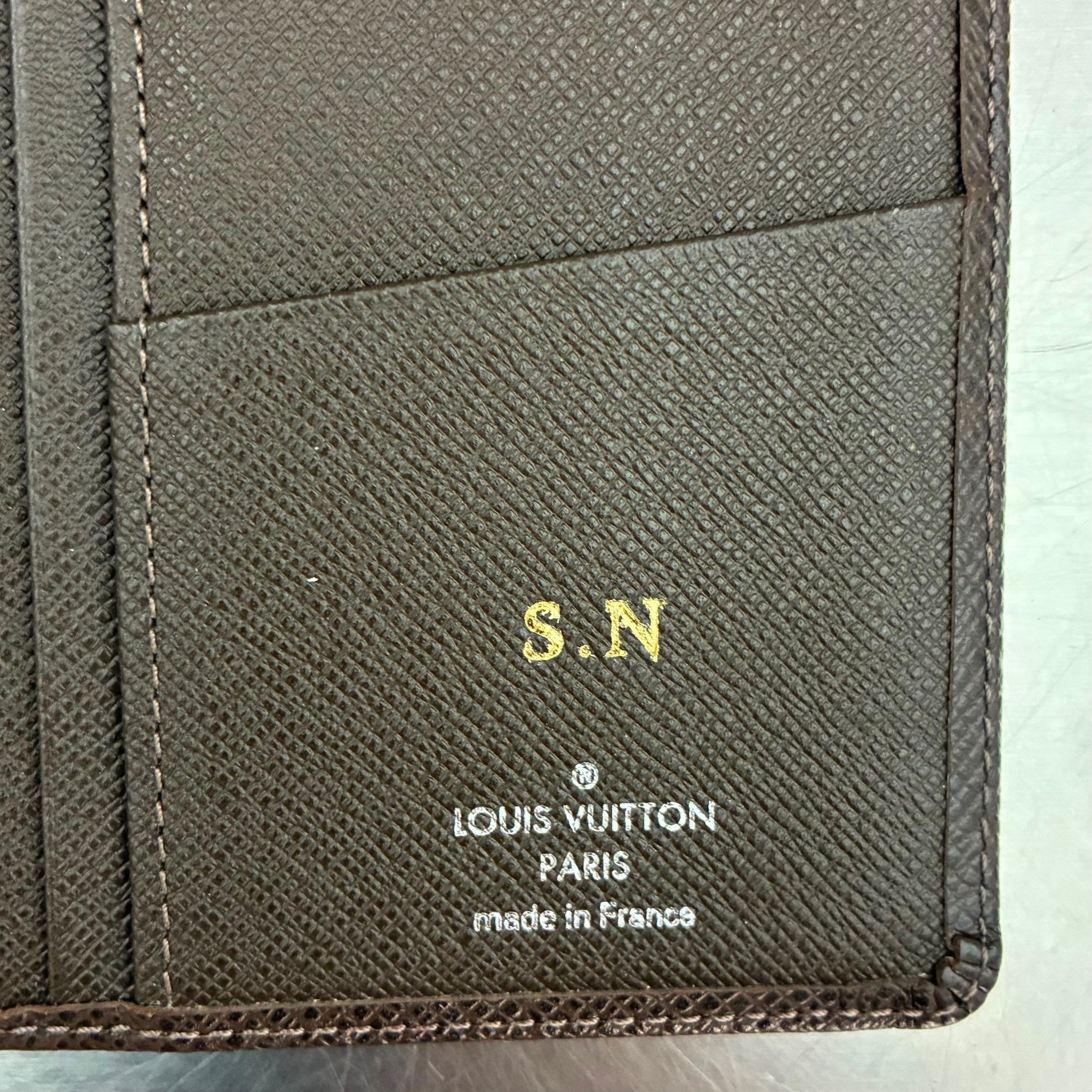 Louis Vuitton Geldbörsen im 3er Set, Taiga (Initialisiert mit S.N)