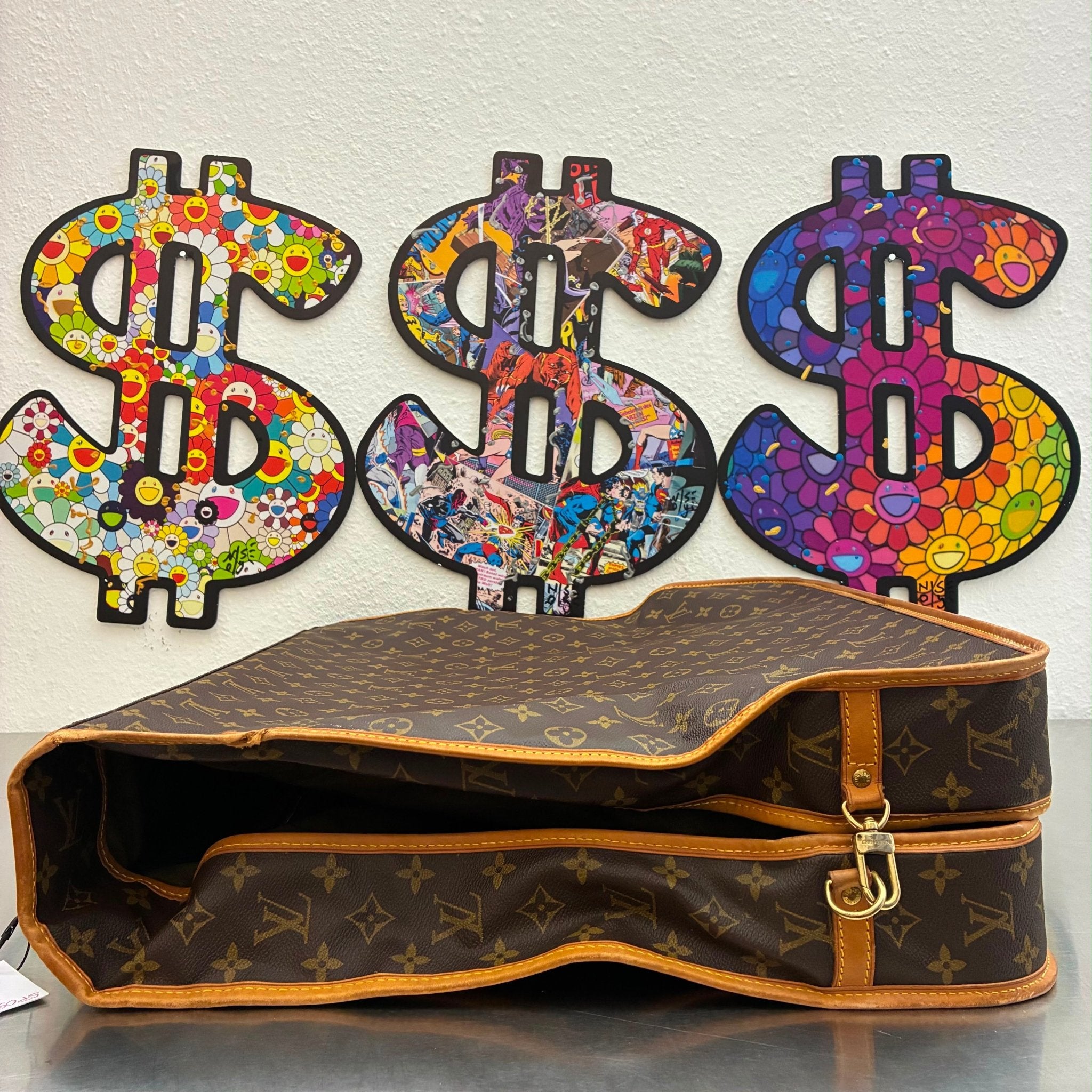 Louis Vuitton Große Kleidertasche mit zwei Kleiderbügeln und extra Innentasche / Monogam