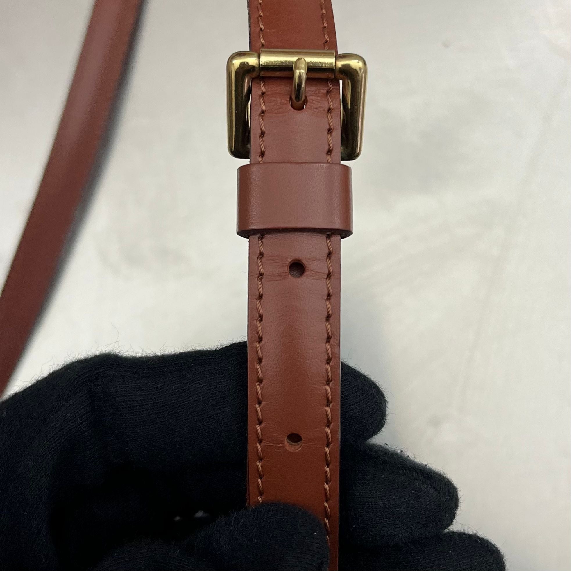 Louis Vuitton Gurt Braun