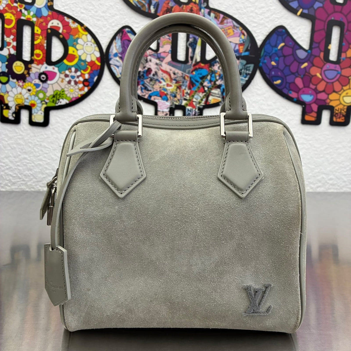 Louis Vuitton Illusion Suede Speedy Cube PM, Collection Spring/Summer 2013