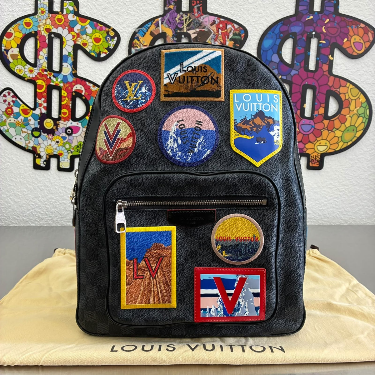 Louis Vuitton Josh Backpack Damier Graphite, limitierte Alps Collection (Winter 2018/2019)