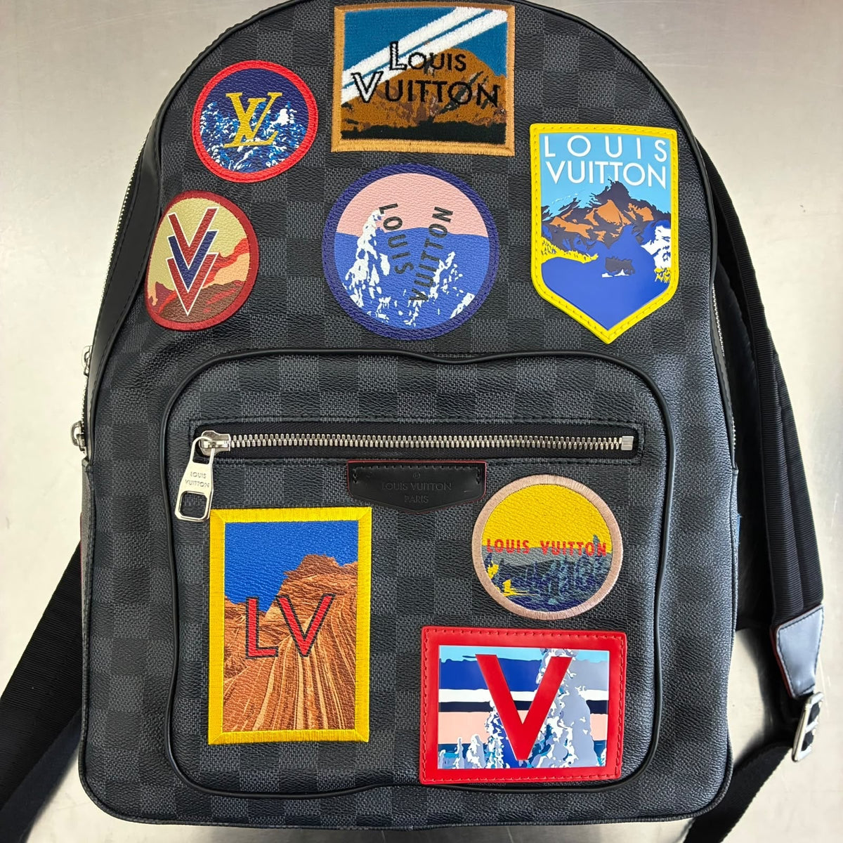 Louis Vuitton Josh Backpack Damier Graphite, limitierte Alps Collection (Winter 2018/2019)