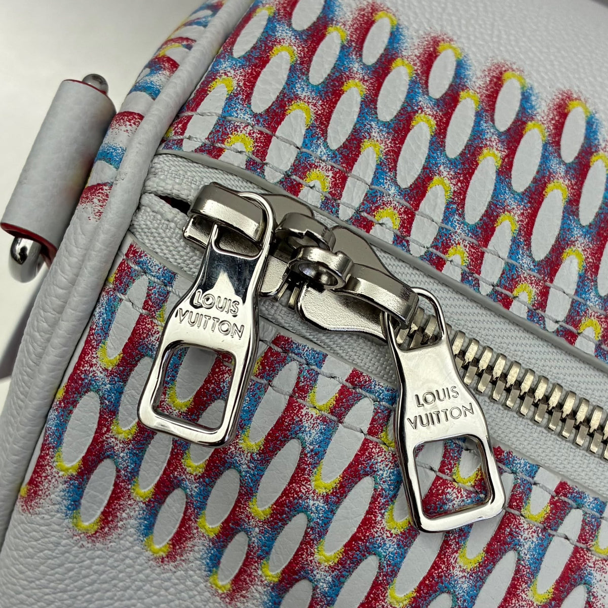 Louis Vuitton Keepall 50 Bandoulière Damier Spray, Virgil Abloh Fall/Winter 2022