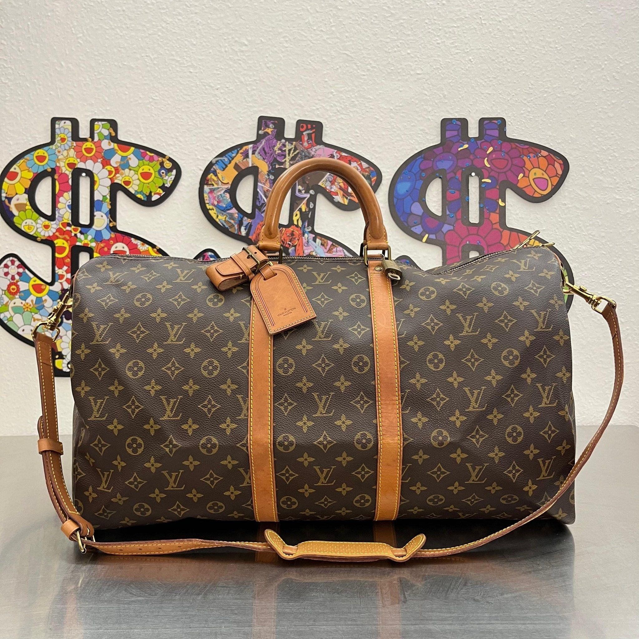 Louis Vuitton Keepall 55 Bandouliere aus 1987