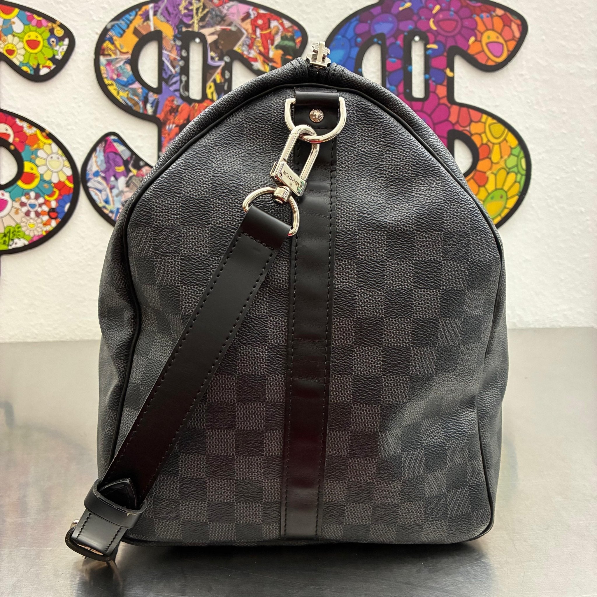 Louis Vuitton Keepall 55 Bandouliere Damier Graphite