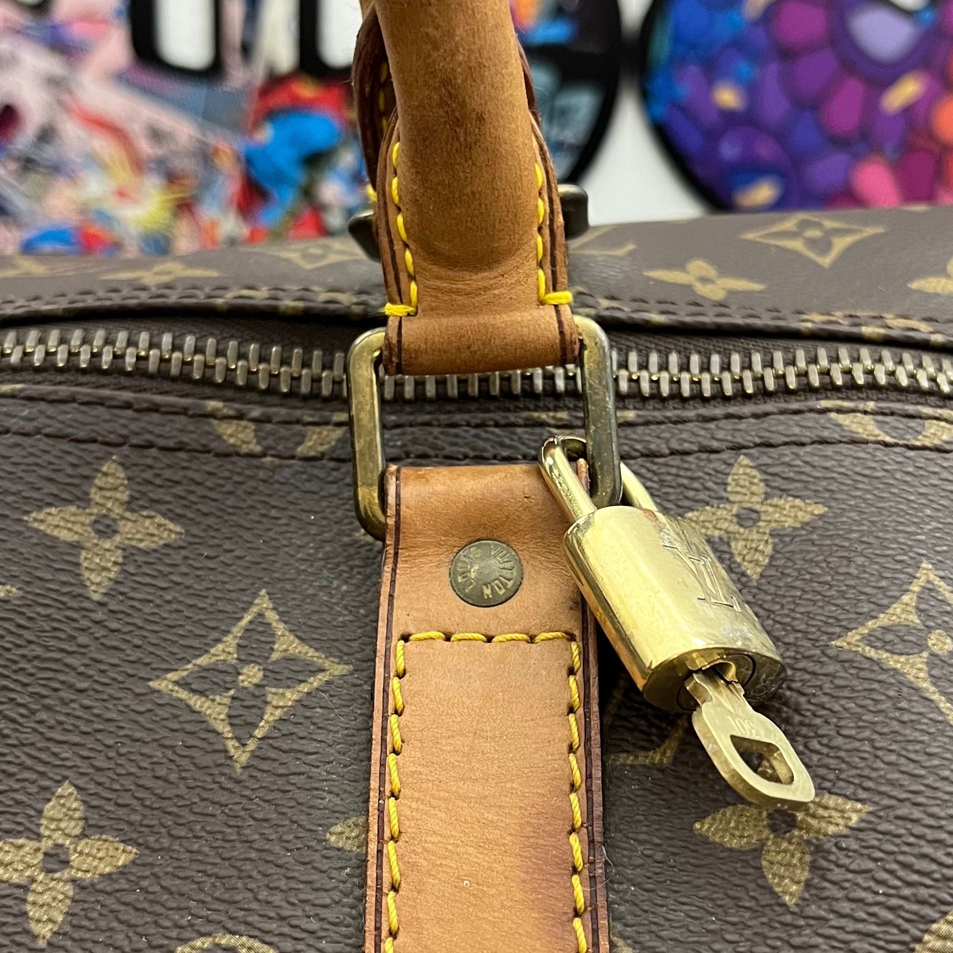 Louis Vuitton Keepall 55 Bandouliere von 1991 (ohne Schultergurt)