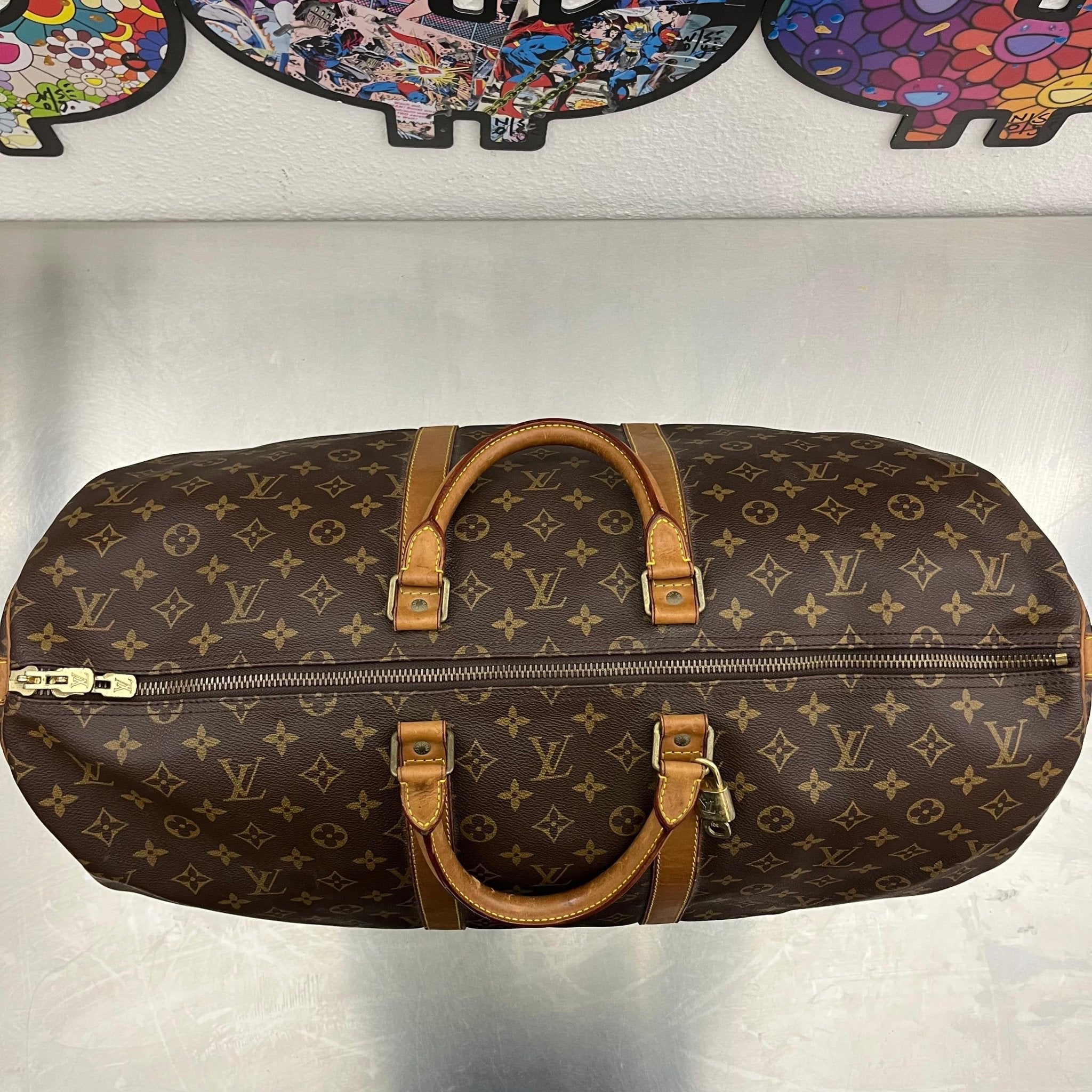 Louis Vuitton Keepall 55 Bandouliere von 1991 (ohne Schultergurt)
