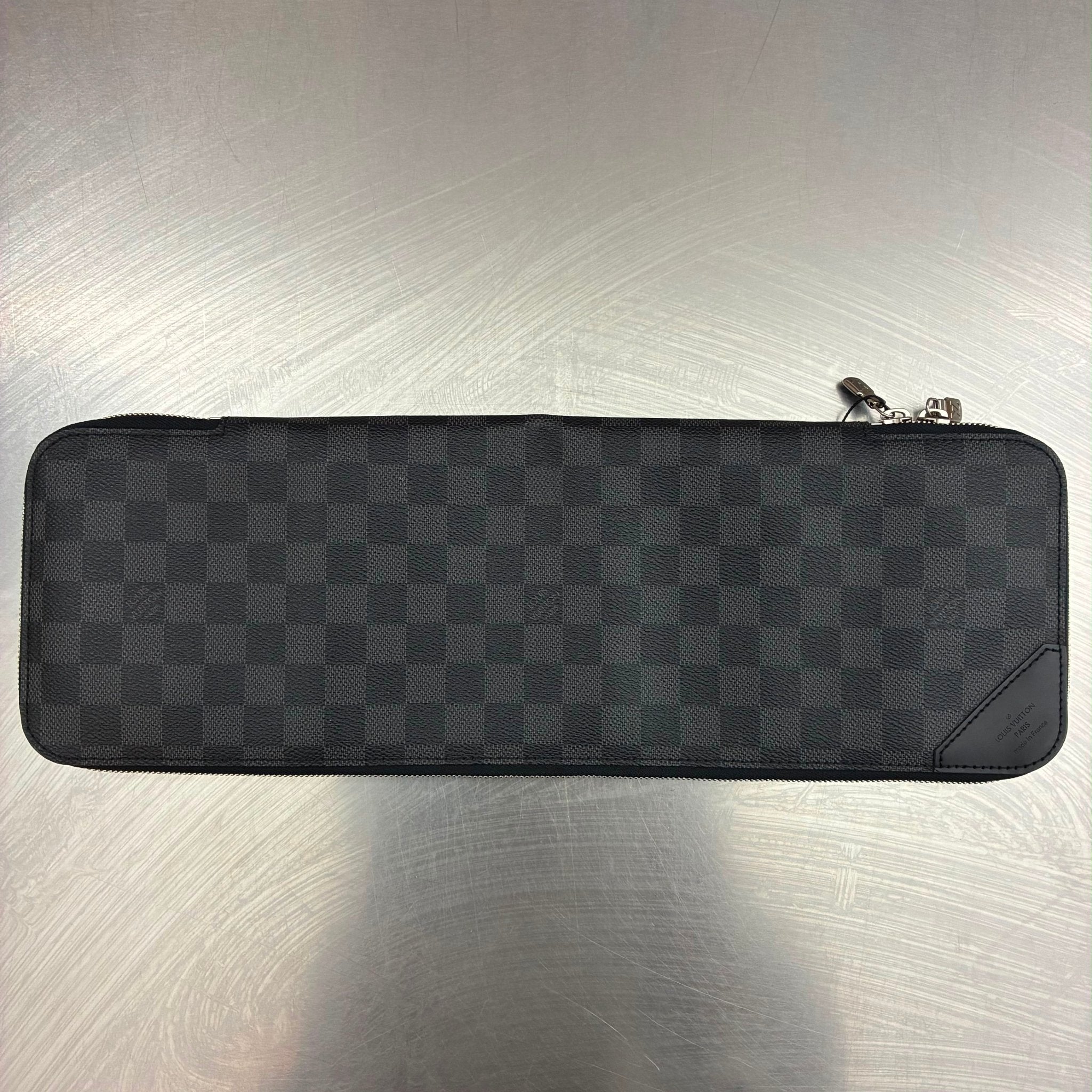 Louis Vuitton Krawatten Etui Damier Graphite