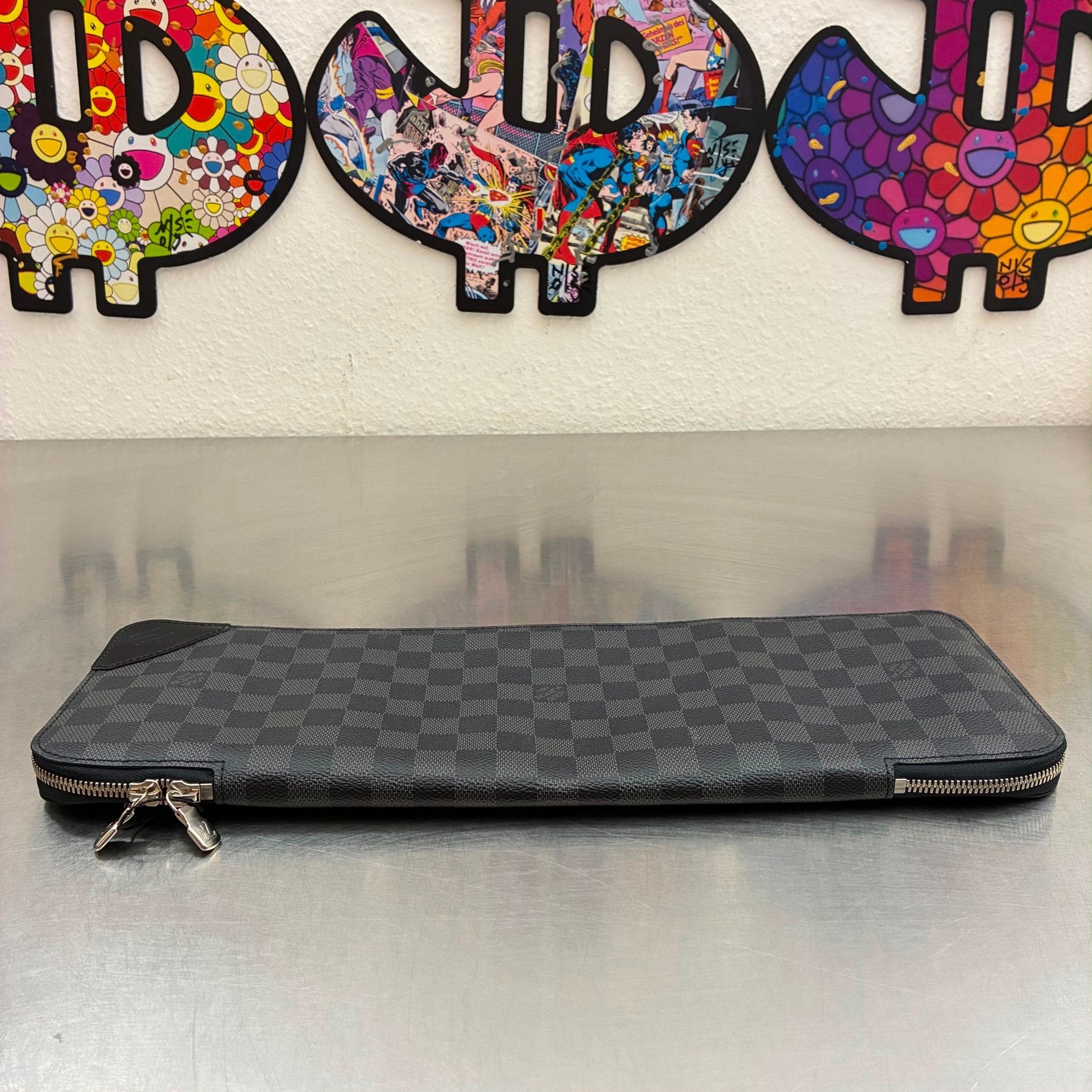 Louis Vuitton Krawatten Etui Damier Graphite