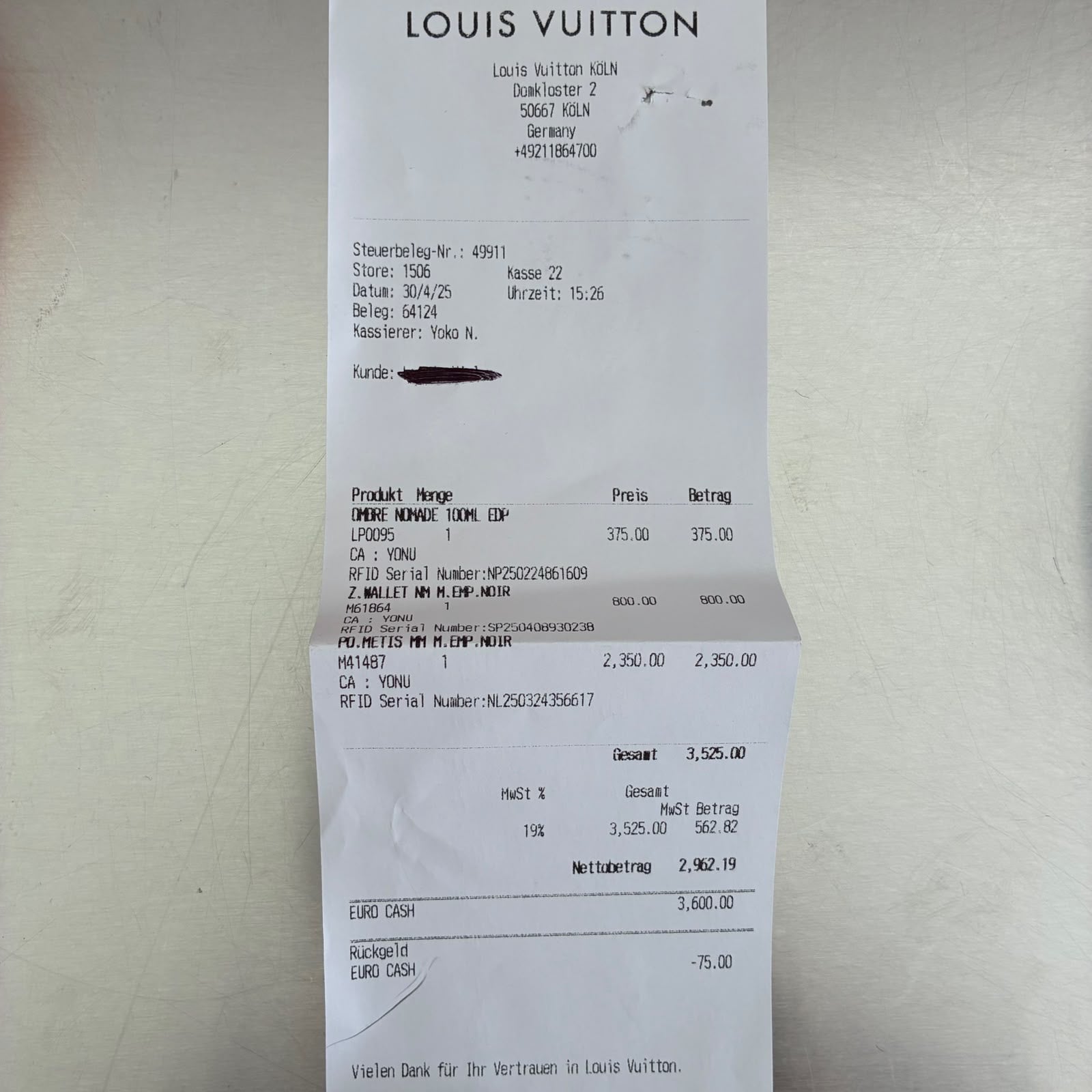 Louis Vuitton Pochette Métis Empreinte M41487