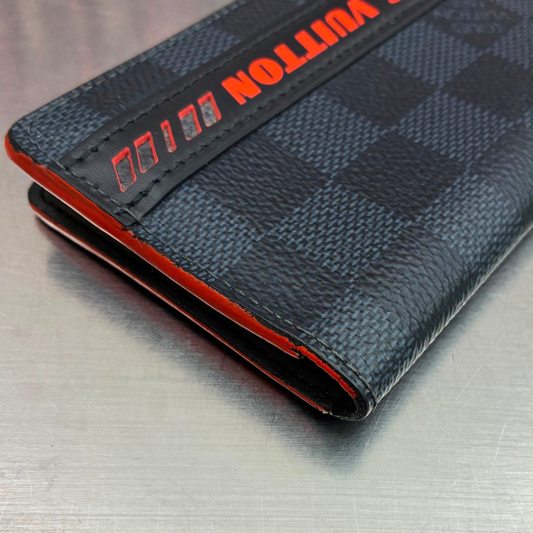 Louis Vuitton Pocket Organizer Race Cobalt Damier Limitiert