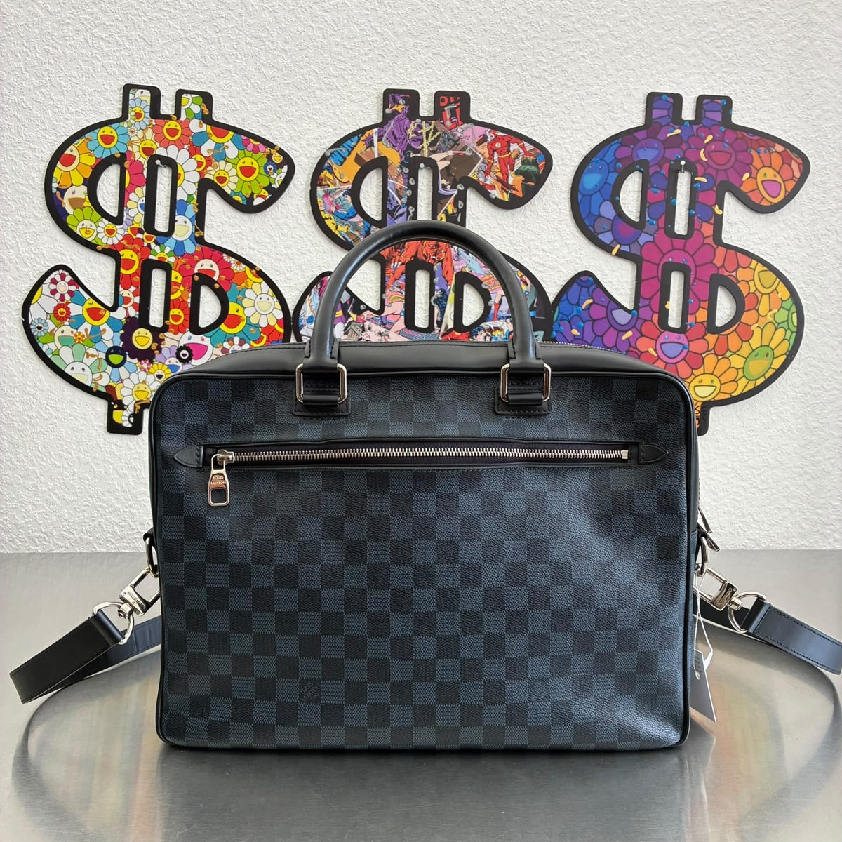Louis Vuitton Porte Documents Damier Cobalt