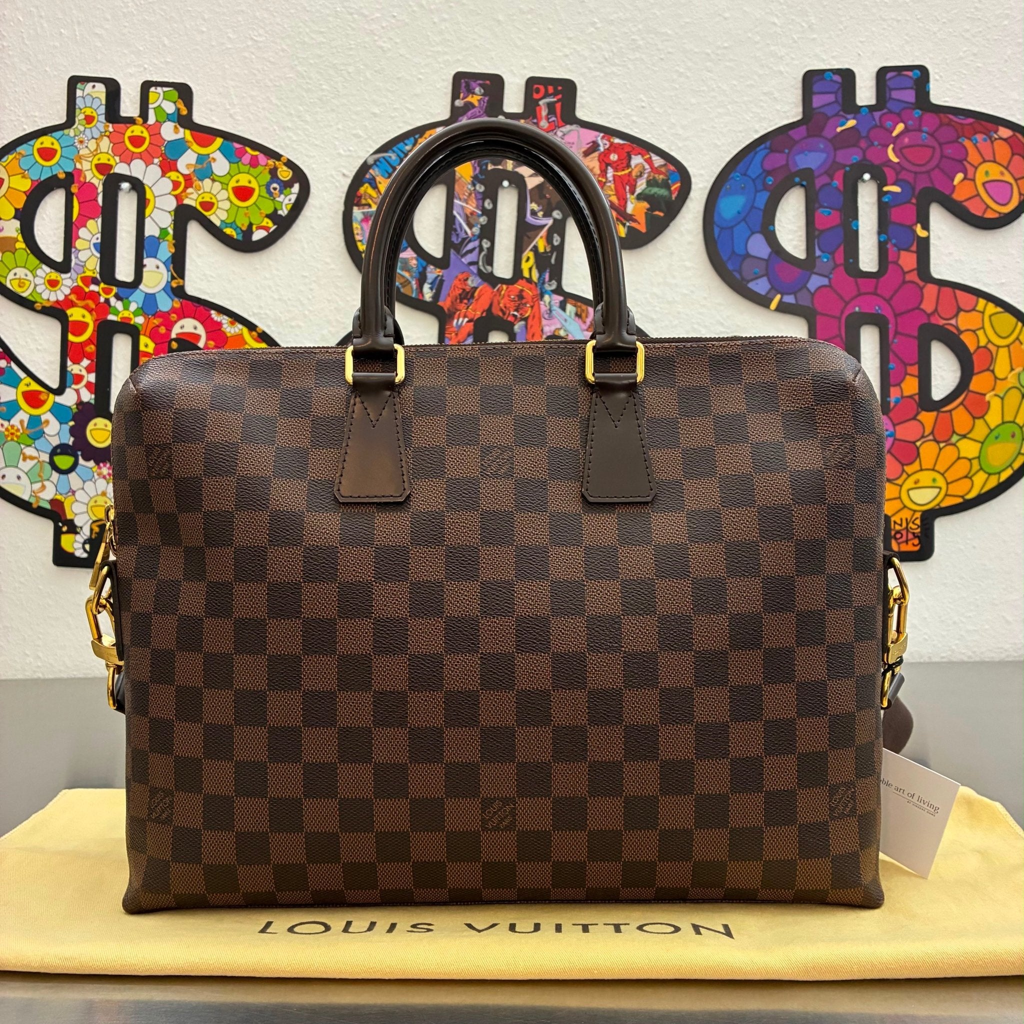 Louis Vuitton Porte Documents Damier Ebene
