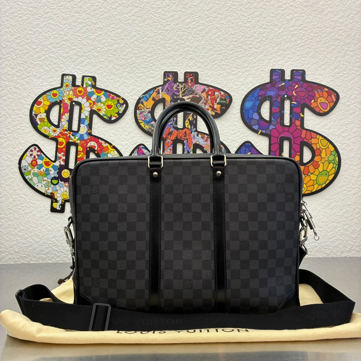 Louis Vuitton Porte-Documents Voyage Damier Graphite