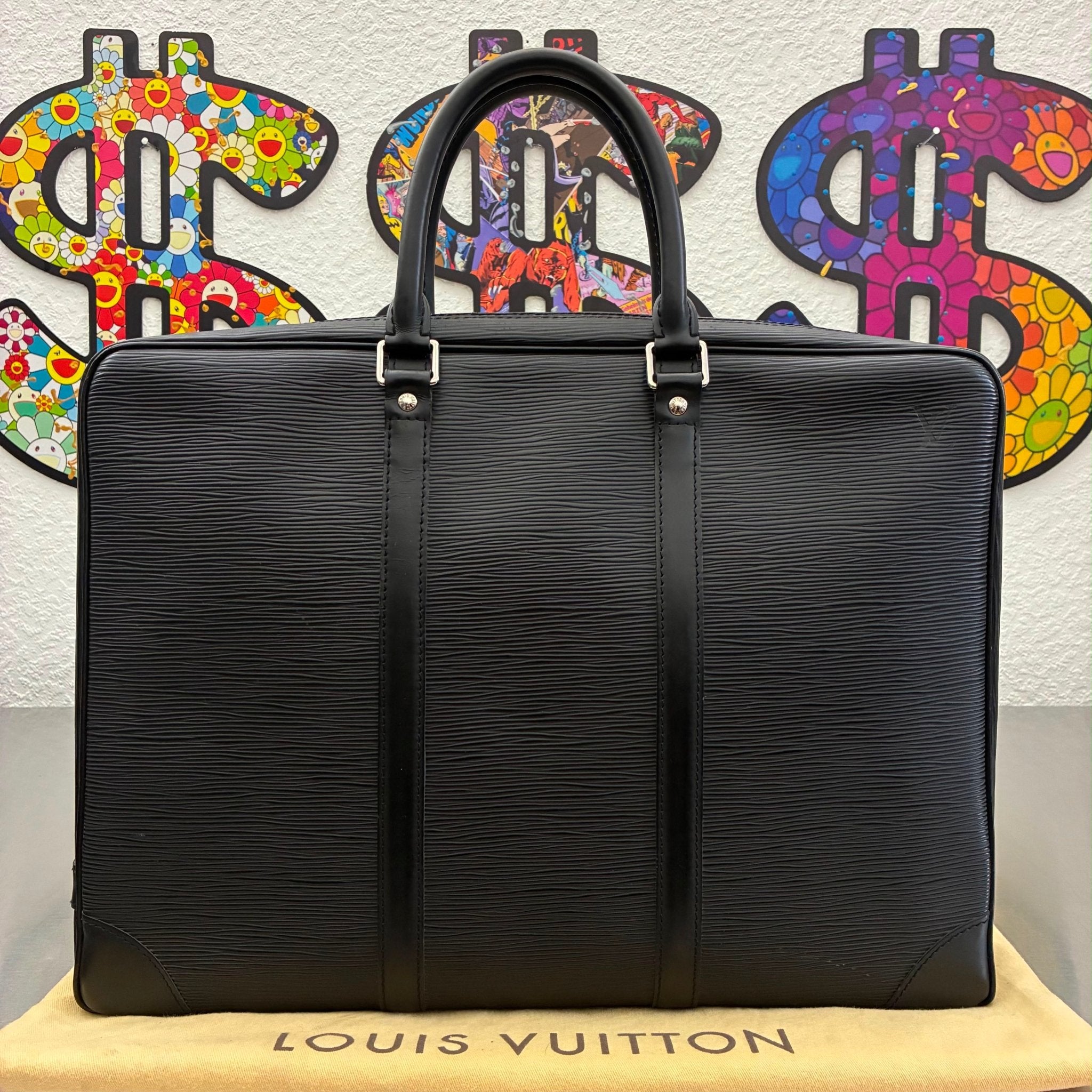 Louis Vuitton Porte Documents Voyage Epi
