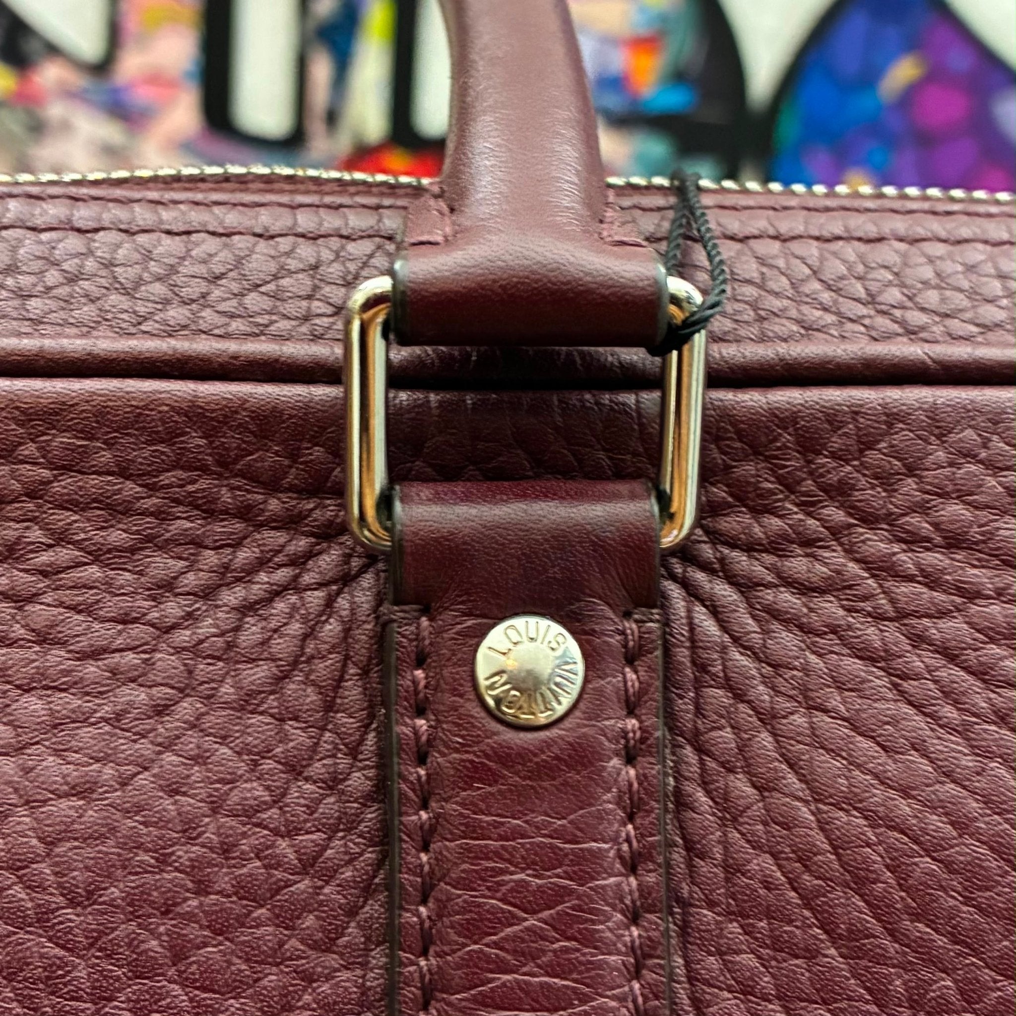 Louis Vuitton Porte Documents Voyage Taurillon Leder