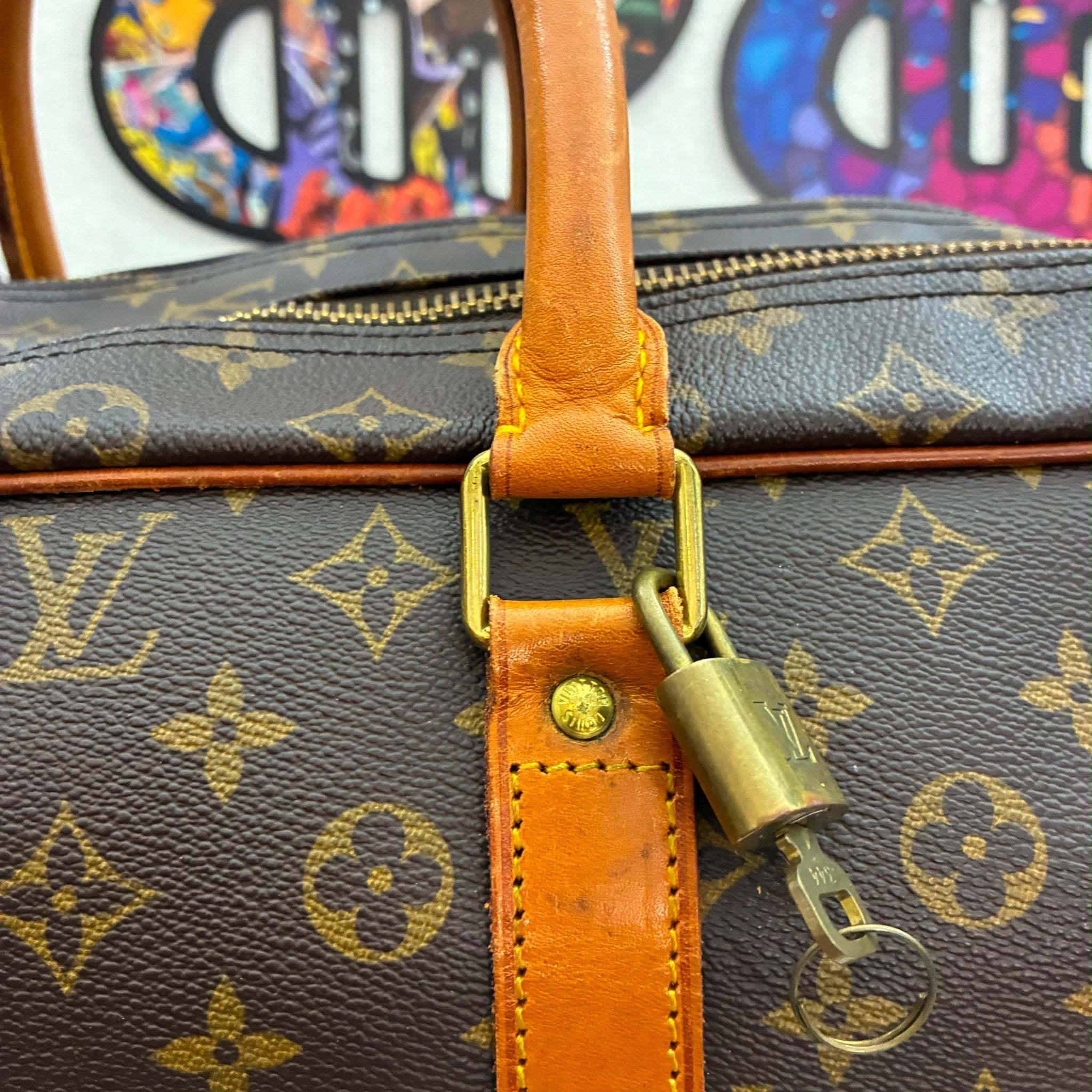 Louis Vuitton Sac à deux Poche mit Kleiderbügel Monogram von 1987