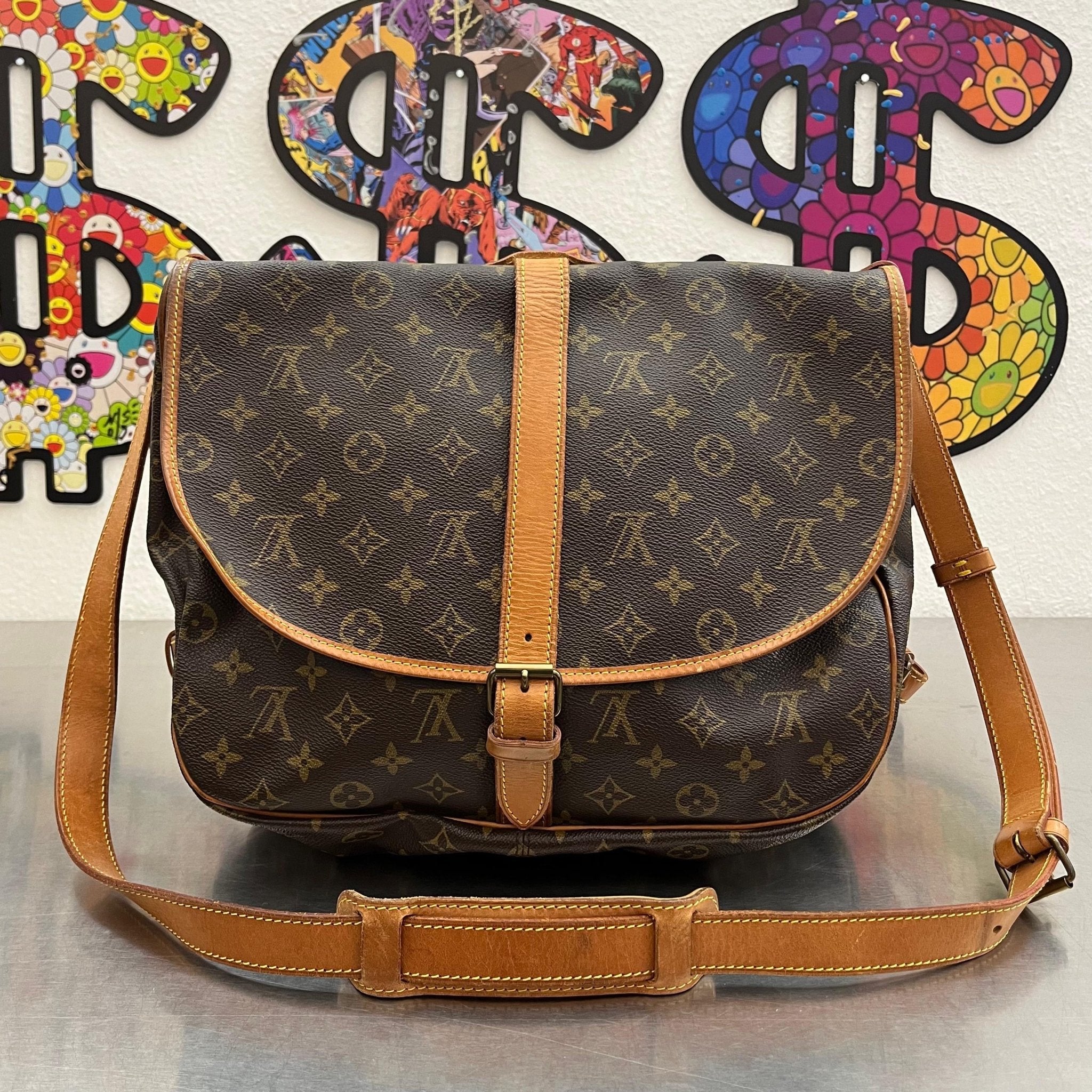 Louis Vuitton Saumur 35 Monogram von 1989