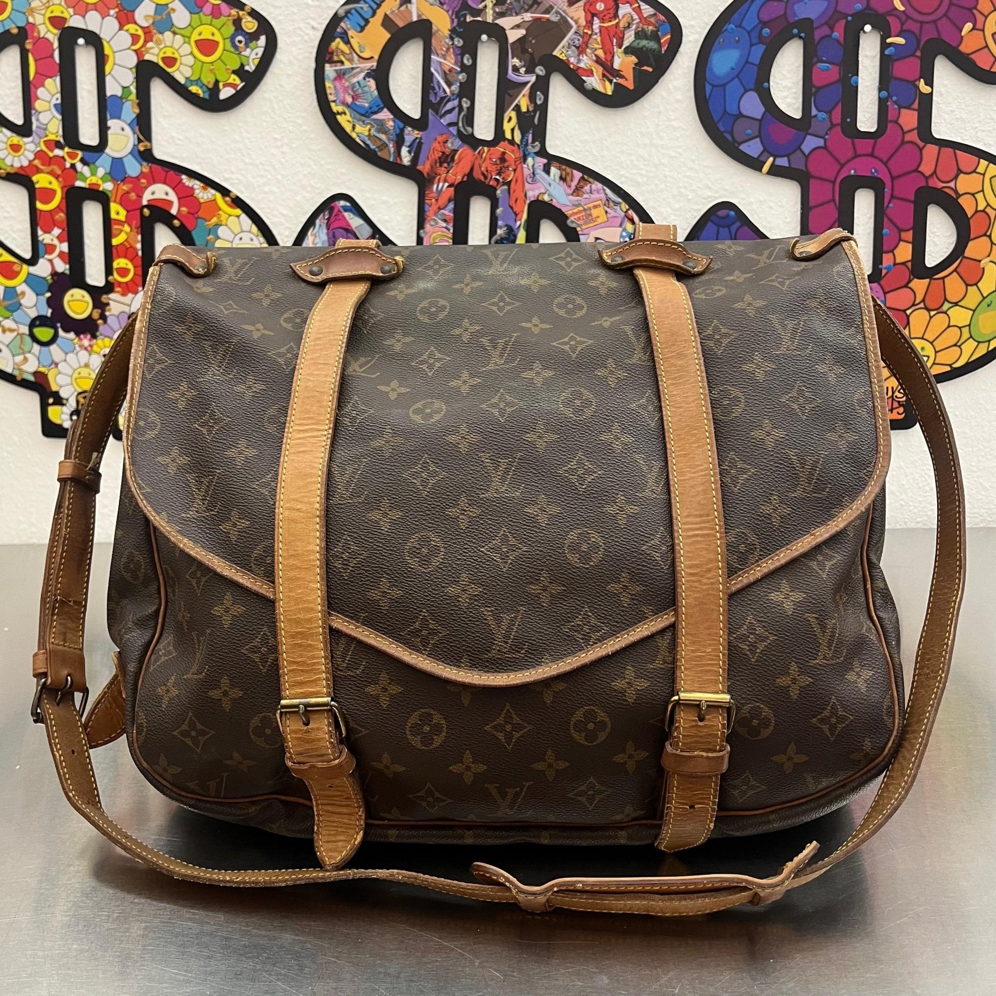 Louis Vuitton Saumur 43 Monogram von 1990