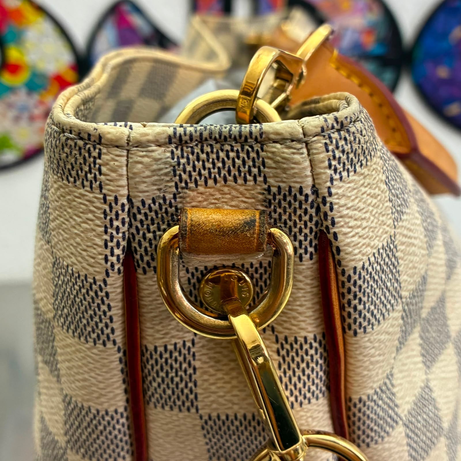 Louis Vuitton Soffi Damier Azur N41216